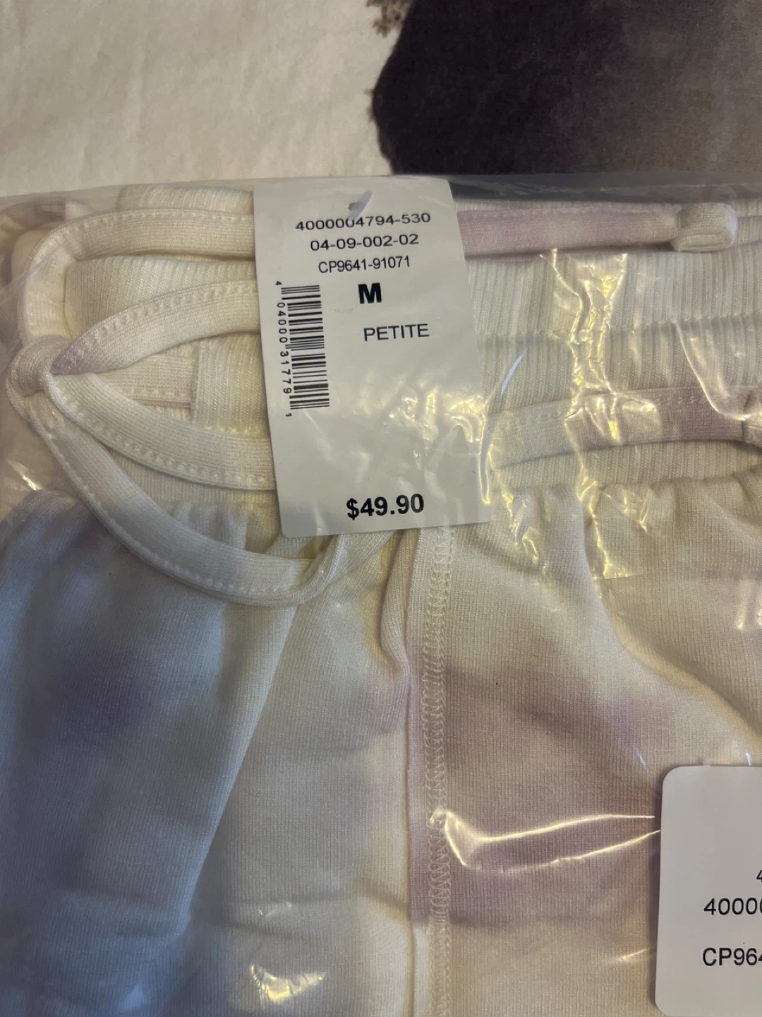 Cleo Petites Tie Dye Sweatshirt and Jogging Pants- Size M - photo 5