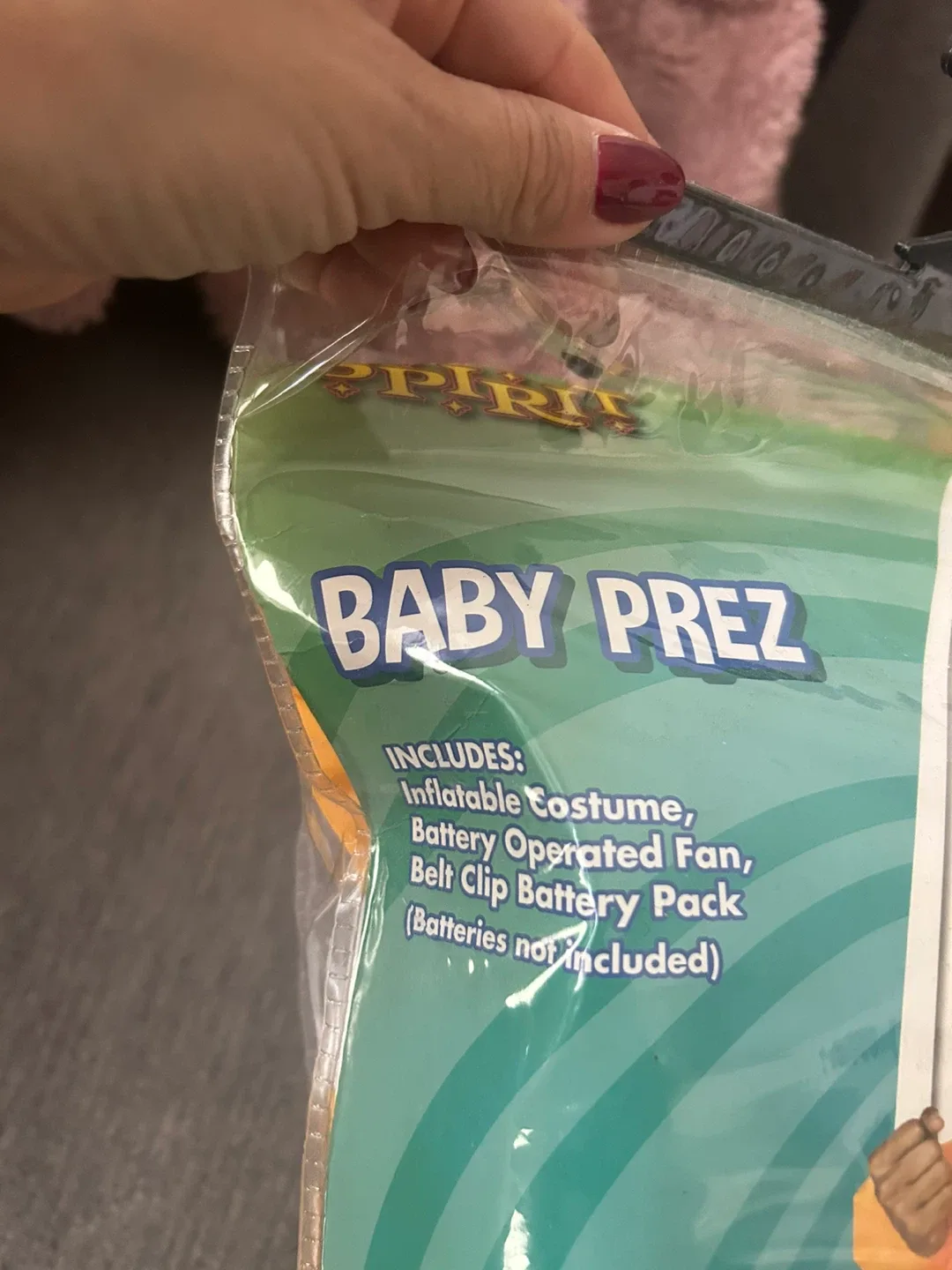 Spirit Halloween Baby Prez Inflatable Costume image indicator(2)