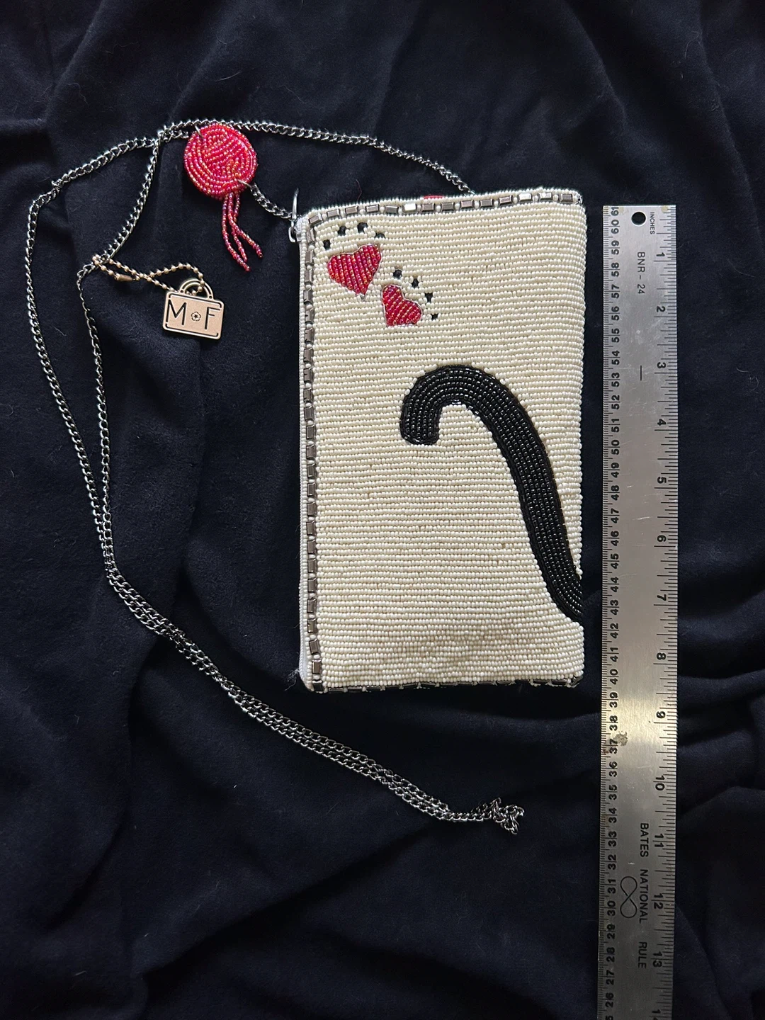 Mary Frances Beaded Cat Handbag - photo 2