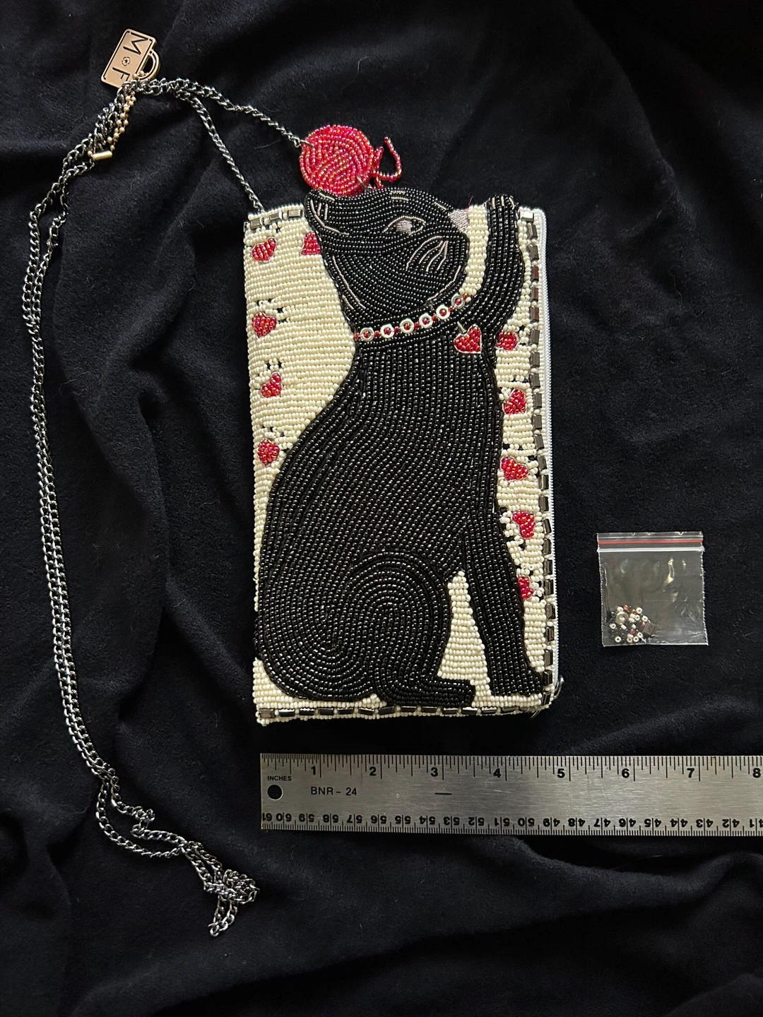 Mary Frances Beaded Cat Handbag - photo 3