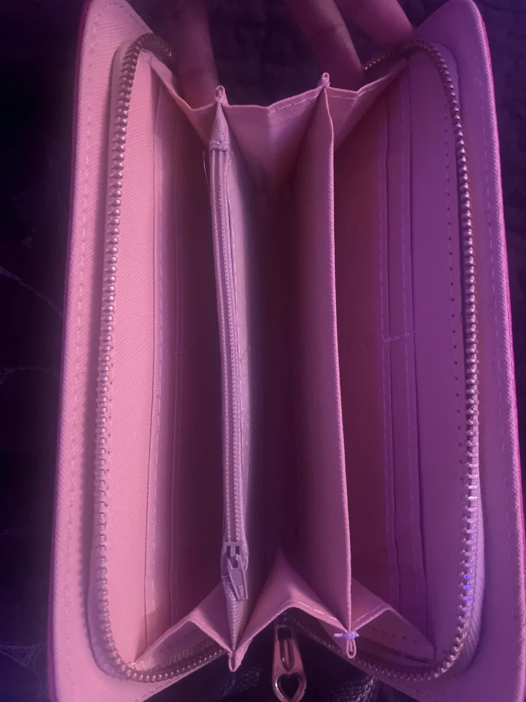 IVE Pink Leather Wallet image indicator(2)