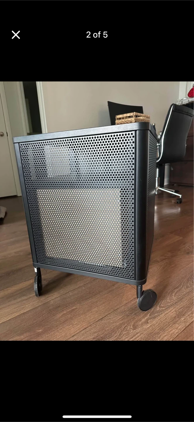 IKEA Helmer Drawer Unit on Casters - Black/Beige - photo 2