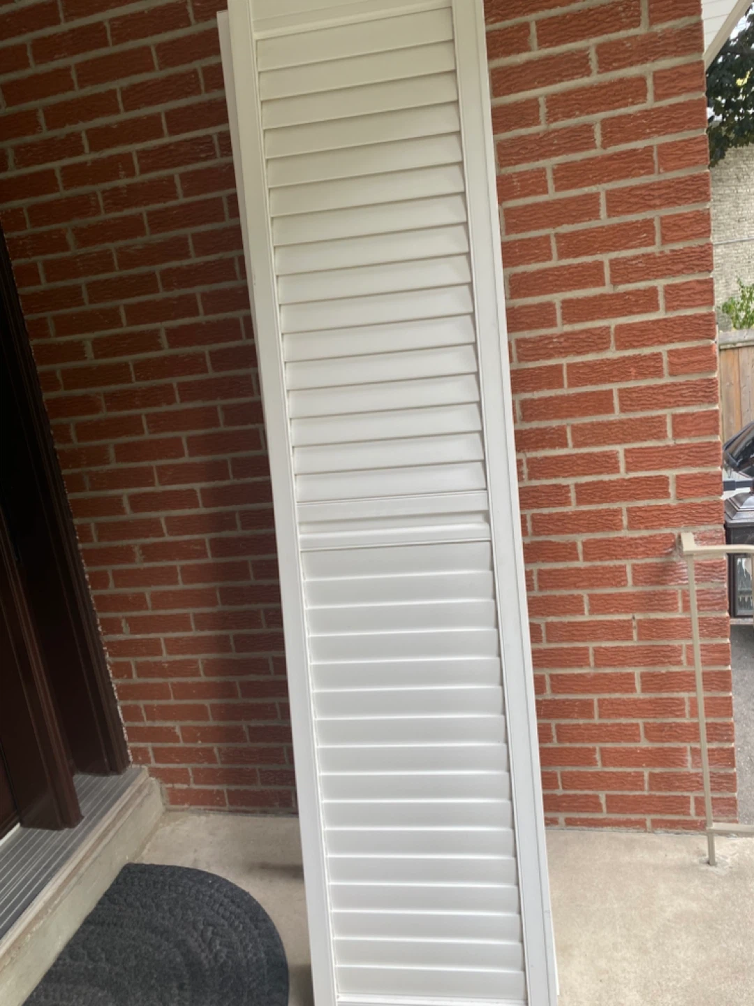 White California patio shutters