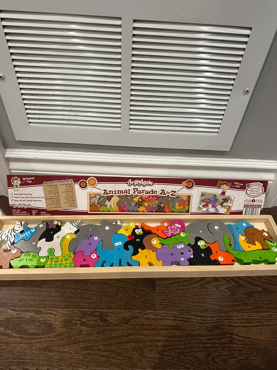 BeginAgain Animal Parade A to Z Puzzle