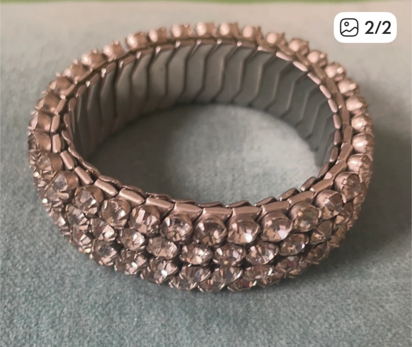 VTG Rhinestone Stretch Bracelet