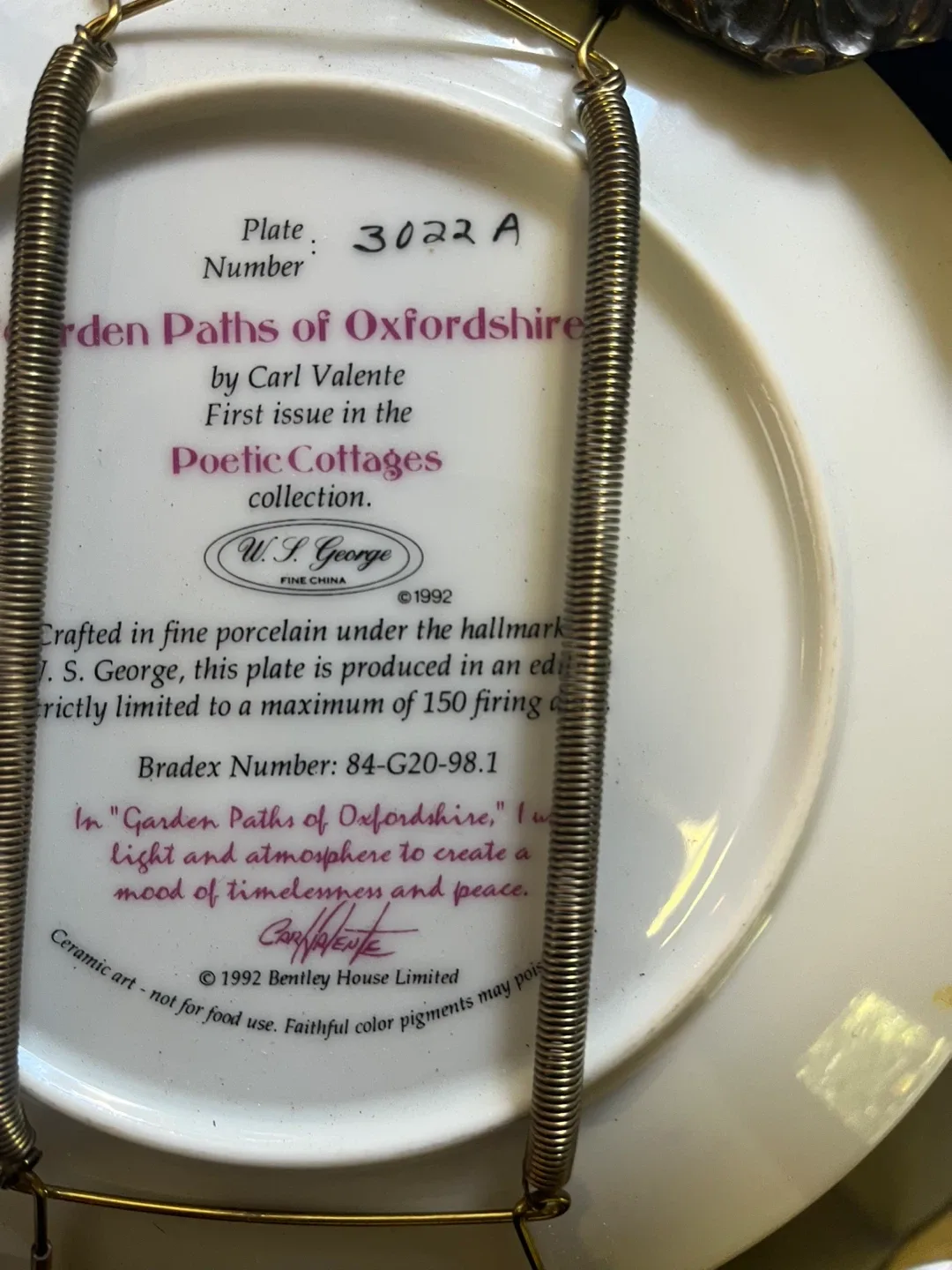 Riverbank Cottage & Garden Paths of Oxfordshire Plate image indicator(4)