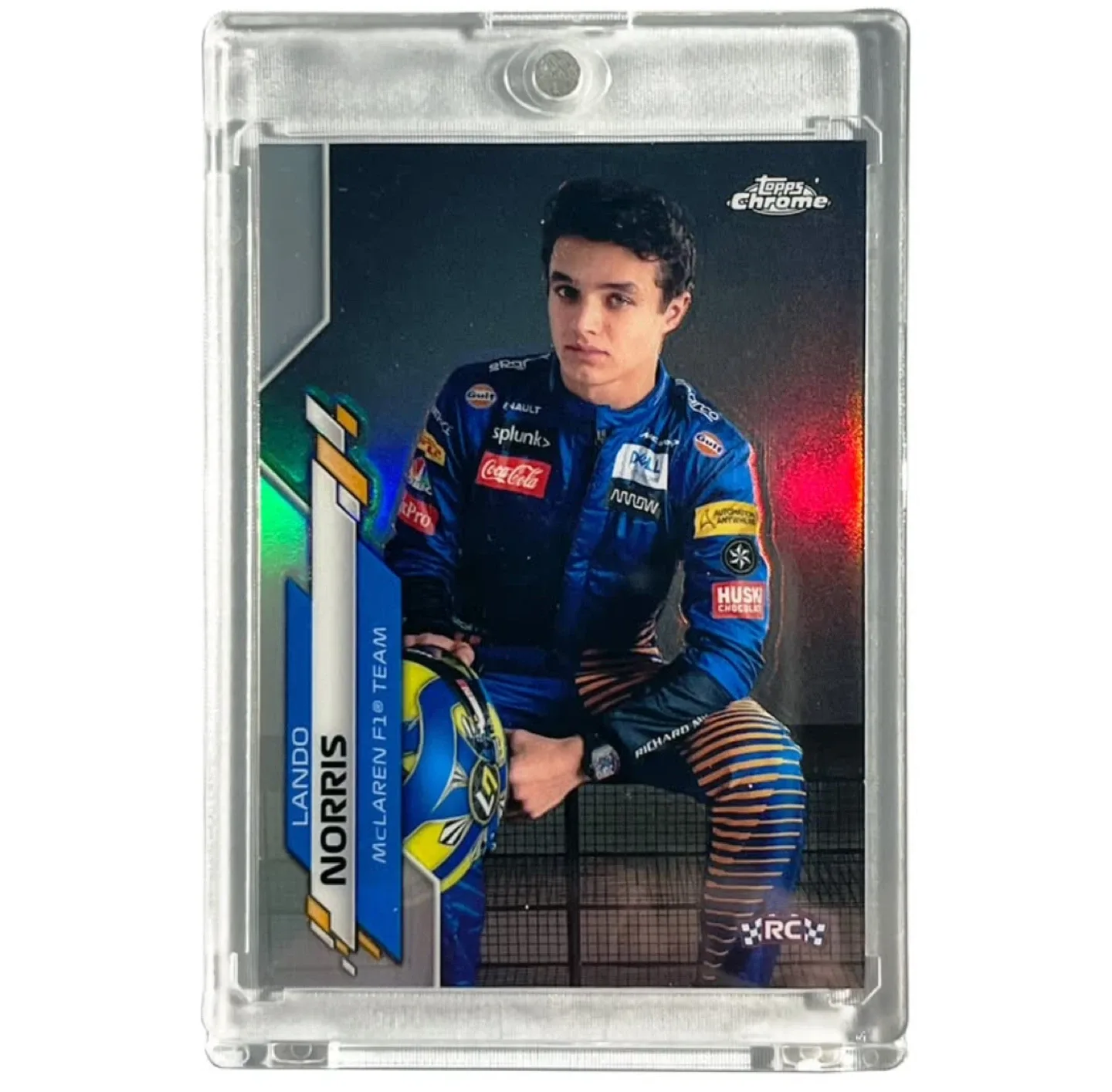 Lando Norris 2020 Topps Chrome F1 SP Variation #7 Rookie thumbnail