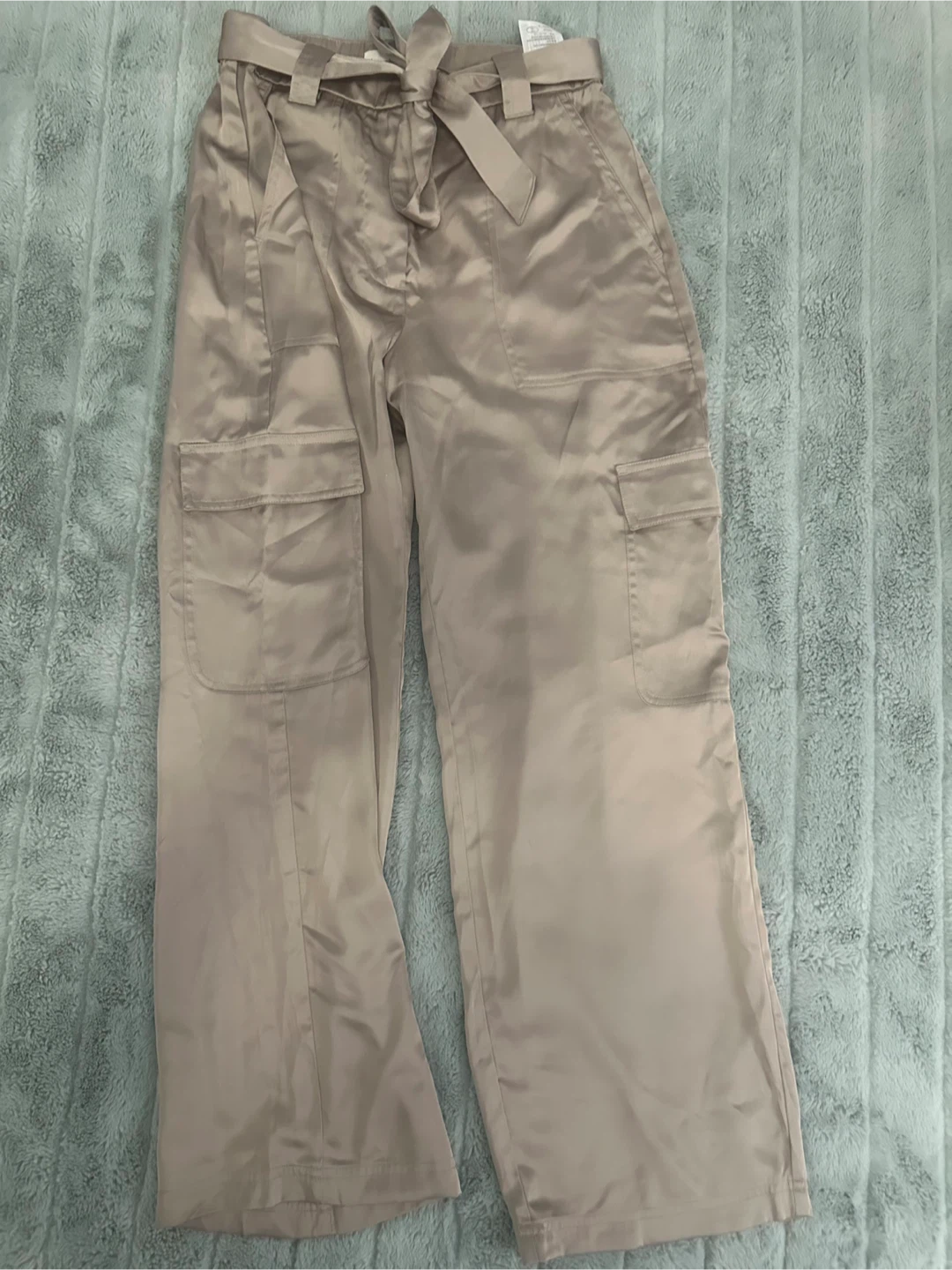 Abercrombie & Fitch Satin Cargo Pants - photo 2