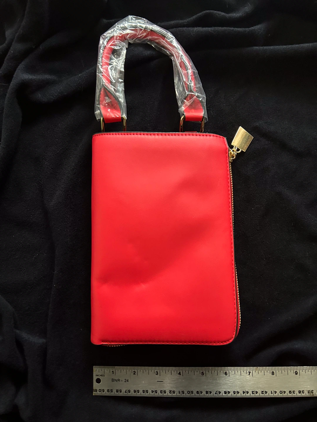 Red Graphic Handbag - photo 2