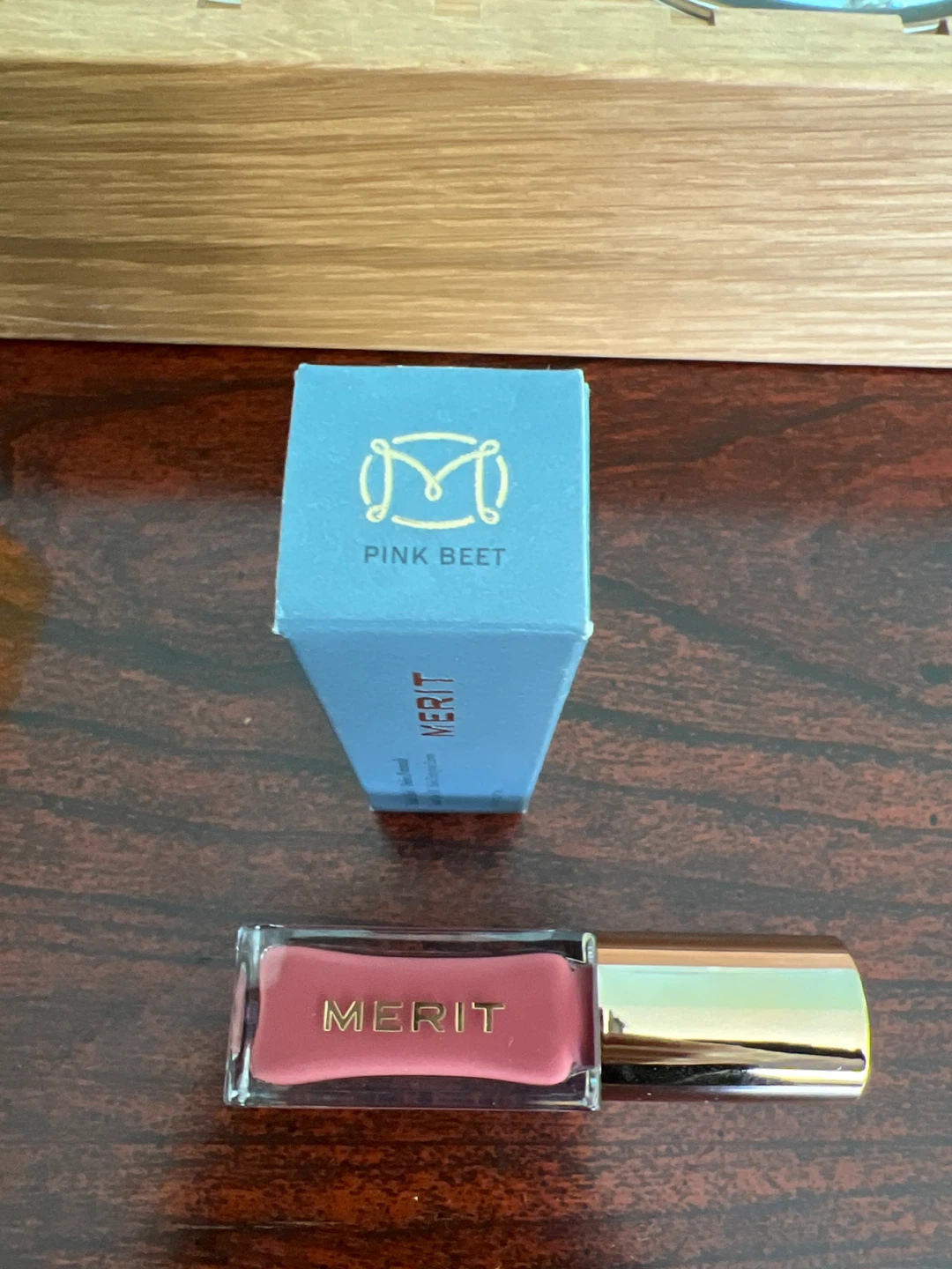 Merit Shade Slick Tinted Lip Oil - Pink Beet - photo 2