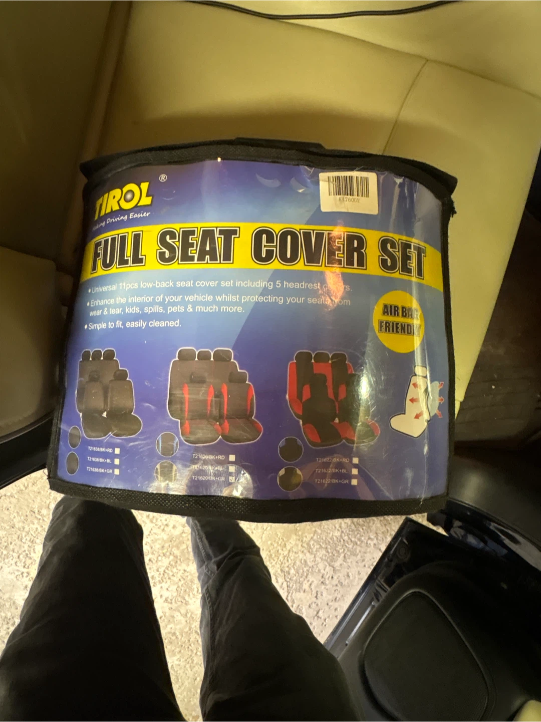 Tirol Full Seat Cover Set - Universal 11pcs