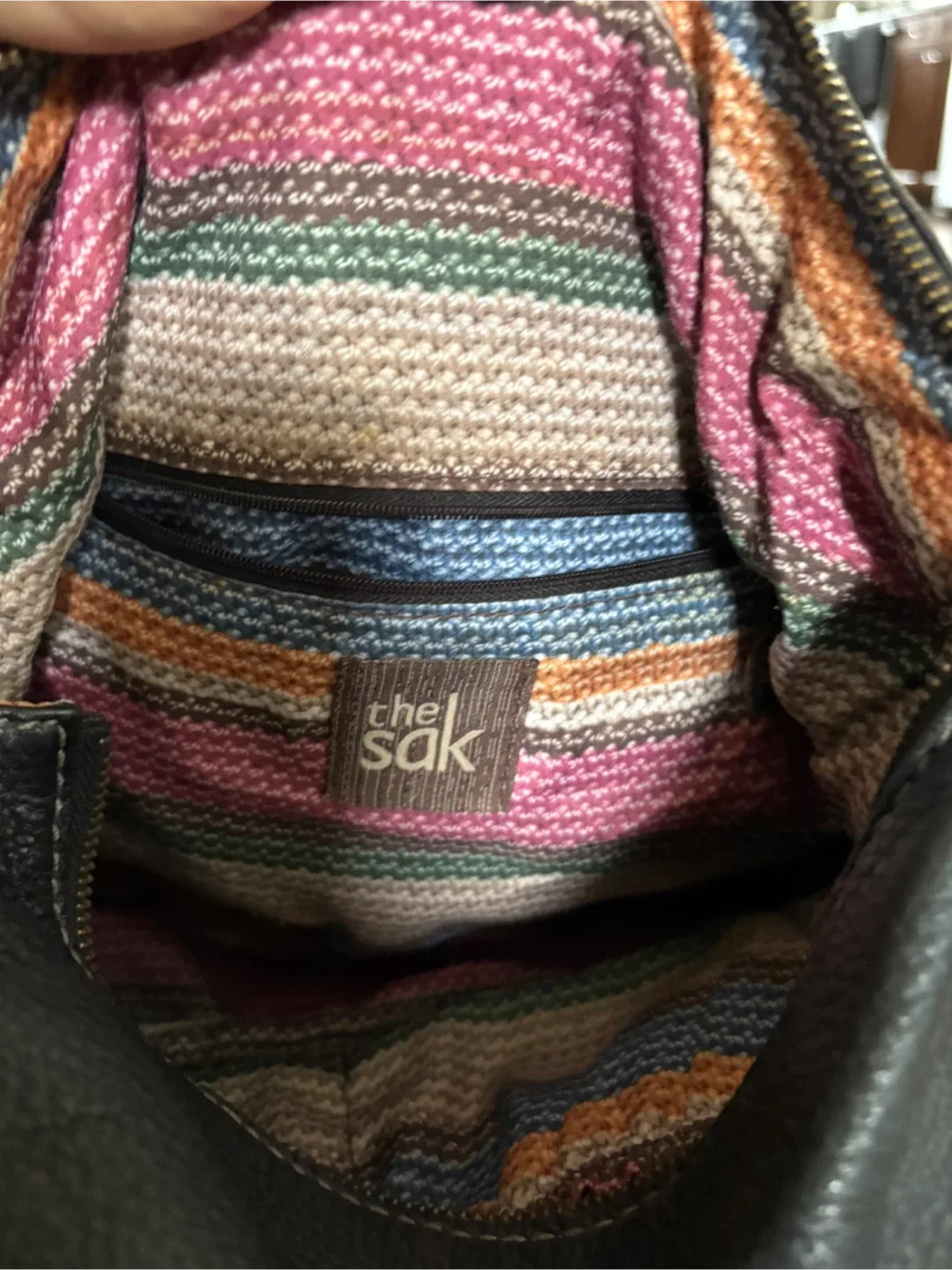 The Sak Black Leather Handbag image indicator(6)
