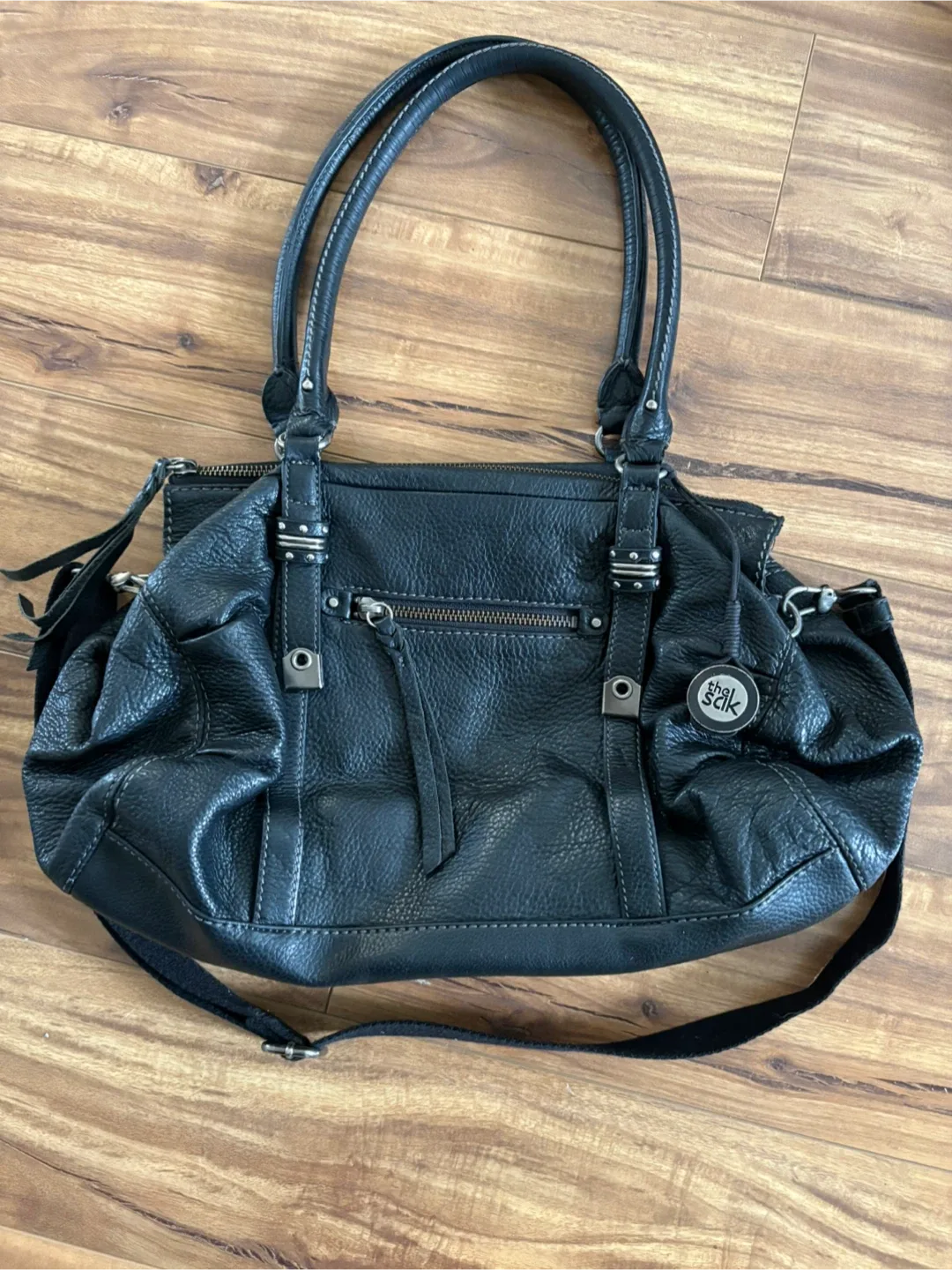 The Sak Black Leather Handbag image indicator(3)