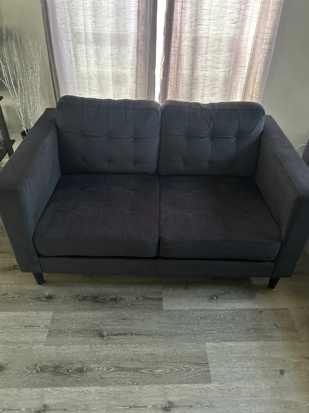 🥕Loveseat  &  Sofa - Dark Grey/Black🥕