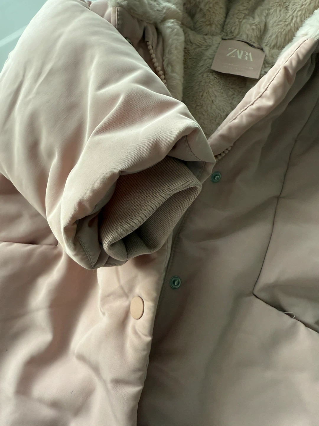Zara Padded Jacket with Hood, Size 3-4 Years - photo 5