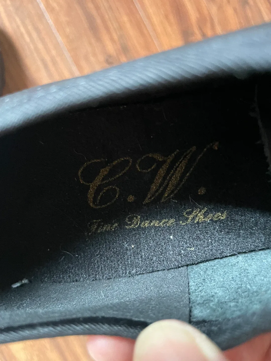 Black Leather Ballroom Dance Shoes image indicator(7)