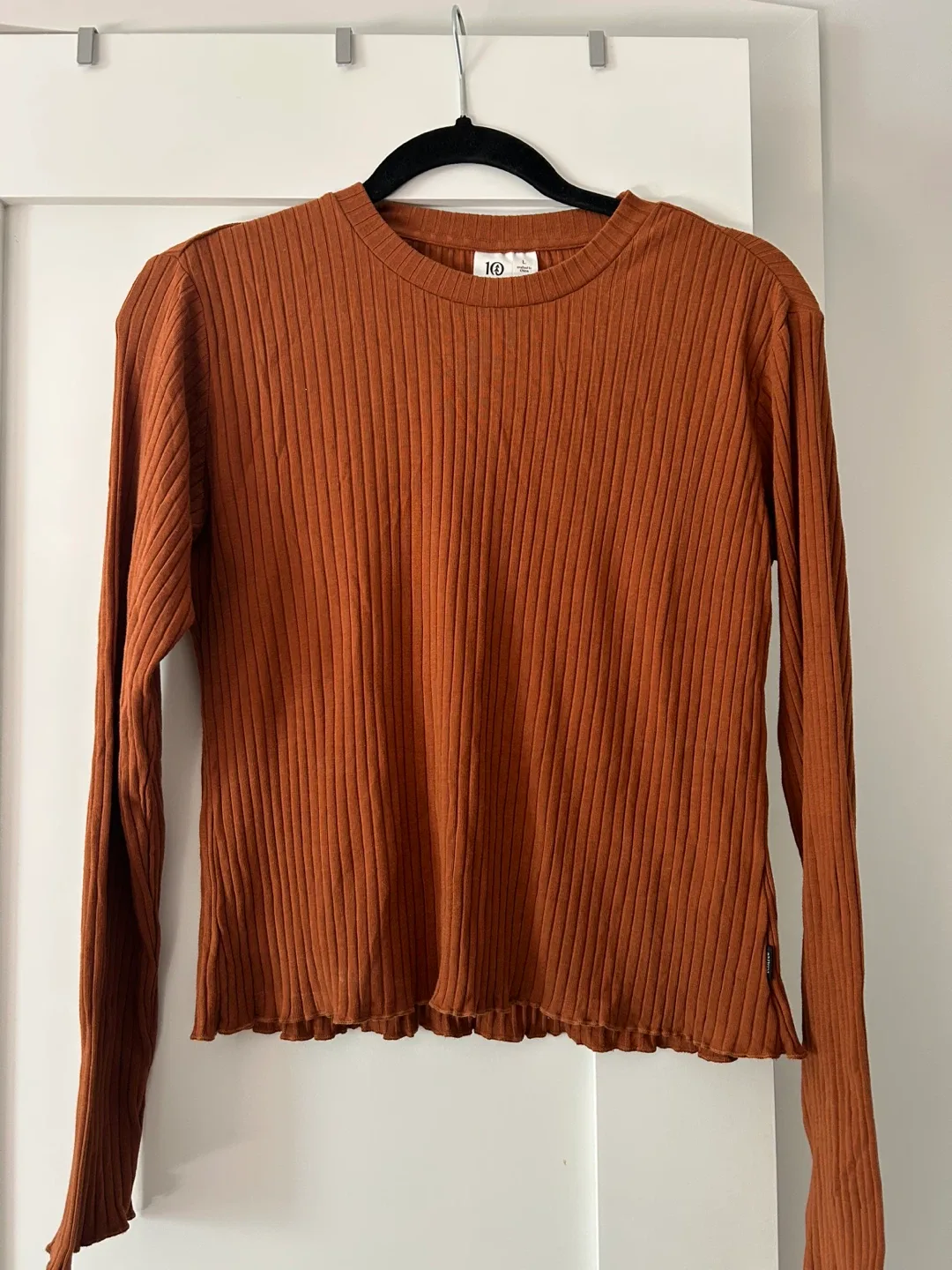 Tentree Ribbed Long Sleeve Top - L