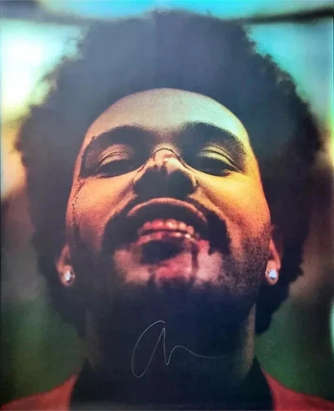 The Weeknd Signed copy of ‘After Hours’ Holographic Poster thumbnail