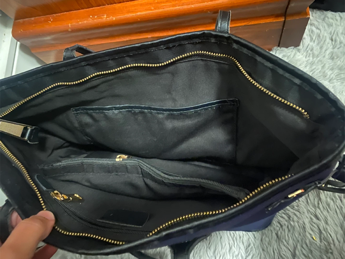 Navy Blue Tote Bag - photo 5