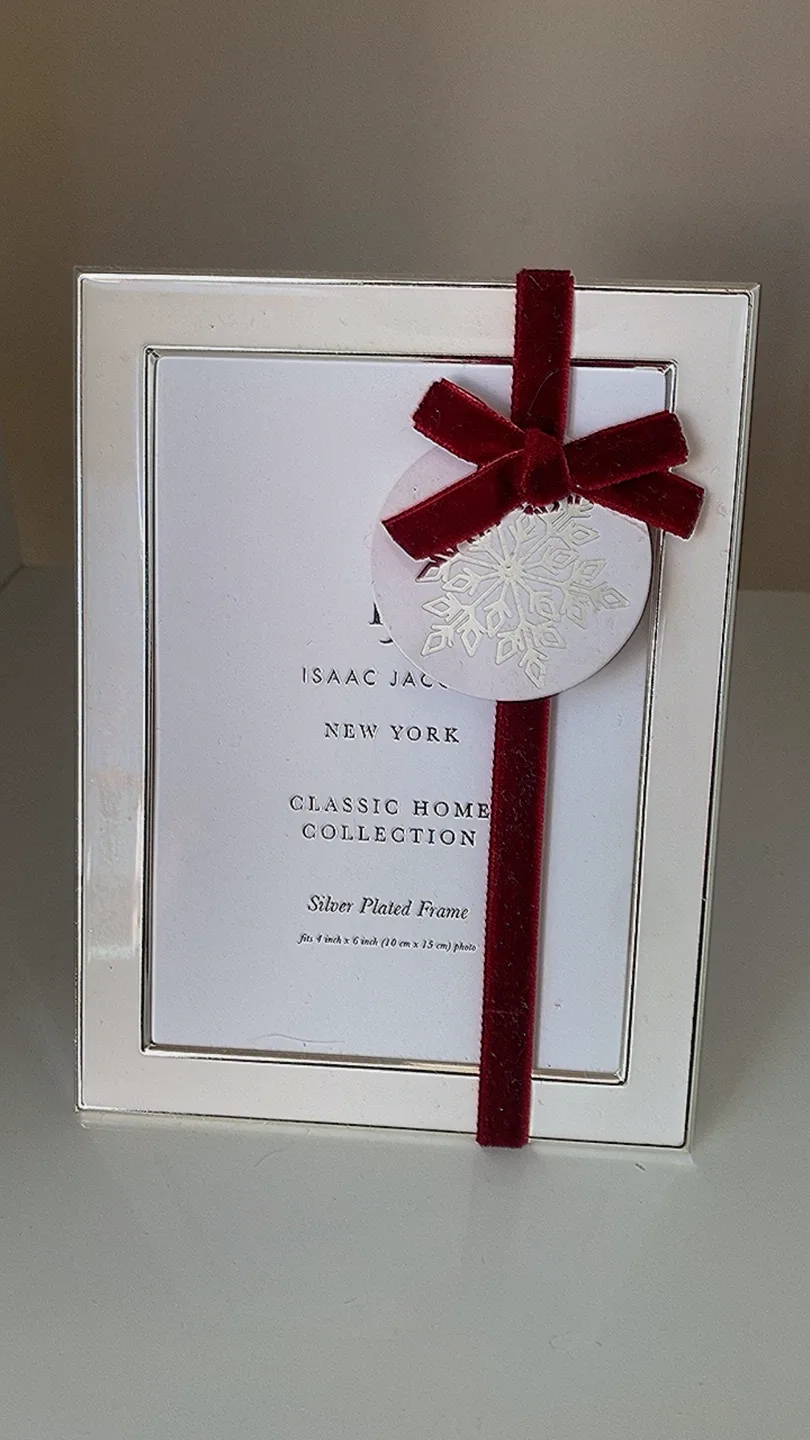 Isaac Jacobs Silver Plated 4x6 Frame image indicator(2)