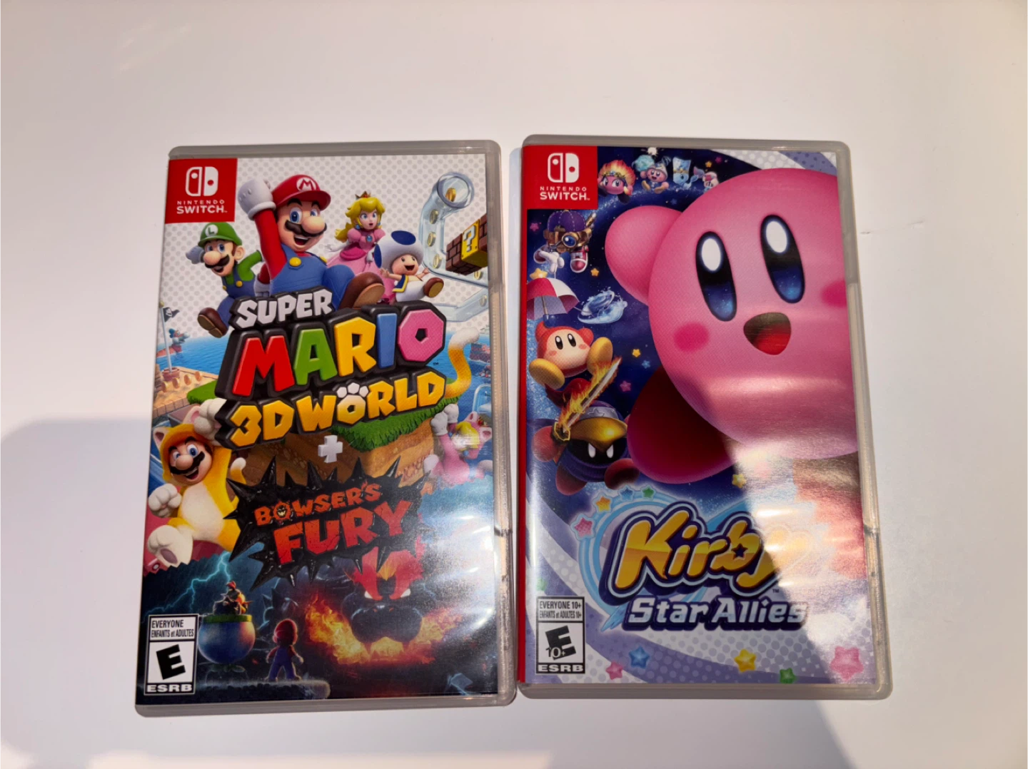 Nintendo Switch Games: Super Mario 3D World + Kirby Star Allies