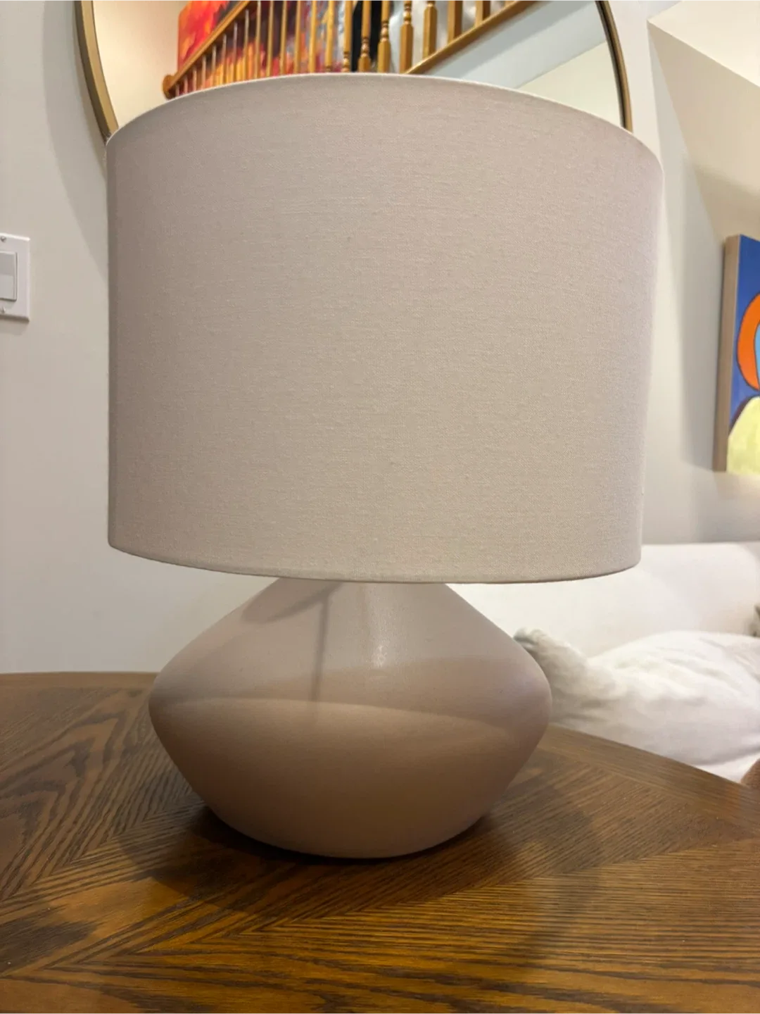 West elm Table Lamp with Beige Shade image indicator(2)