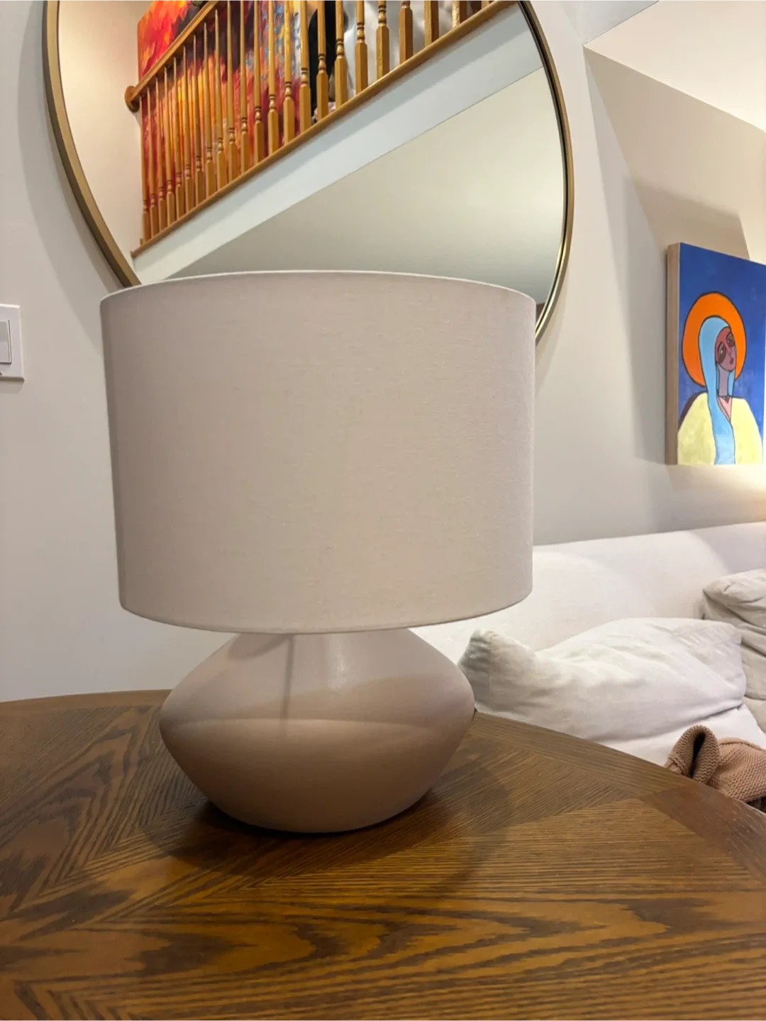 West elm Table Lamp with Beige Shade image indicator(3)