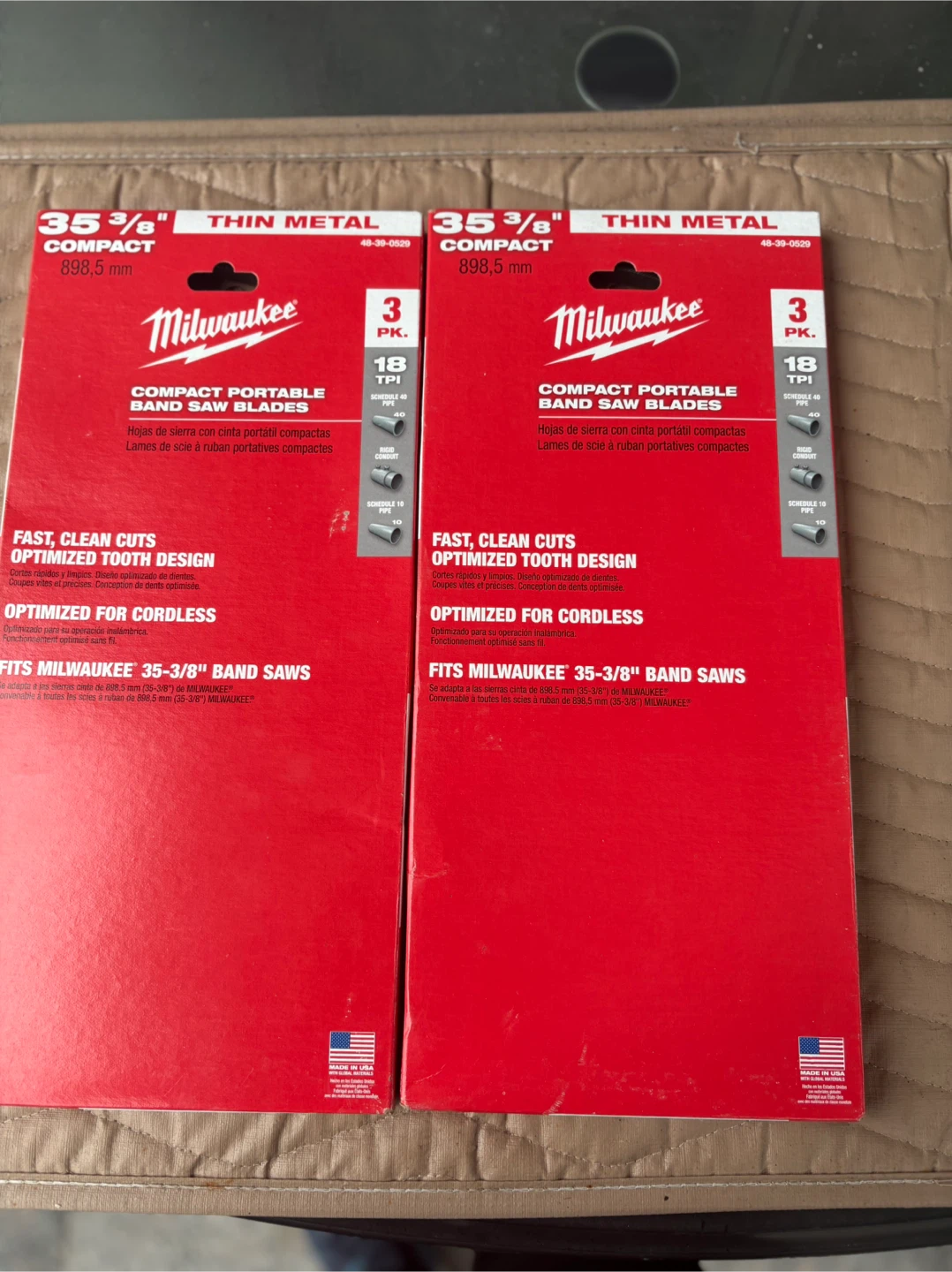 New Milwaukee 35-3/8" Compact Portable Band Saw Blades - photo 4