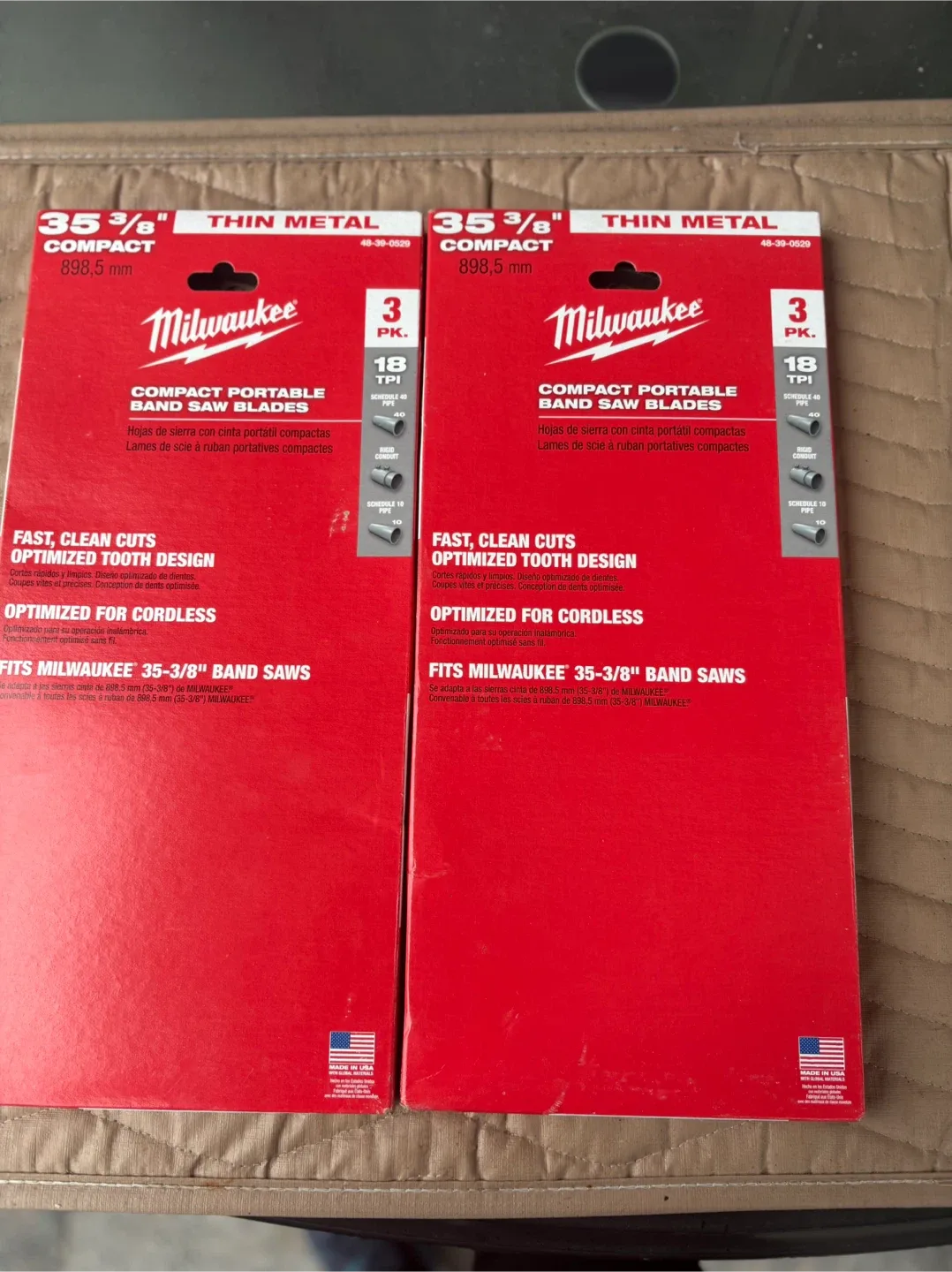 New Milwaukee 35-3/8" Compact Portable Band Saw Blades image indicator(4)
