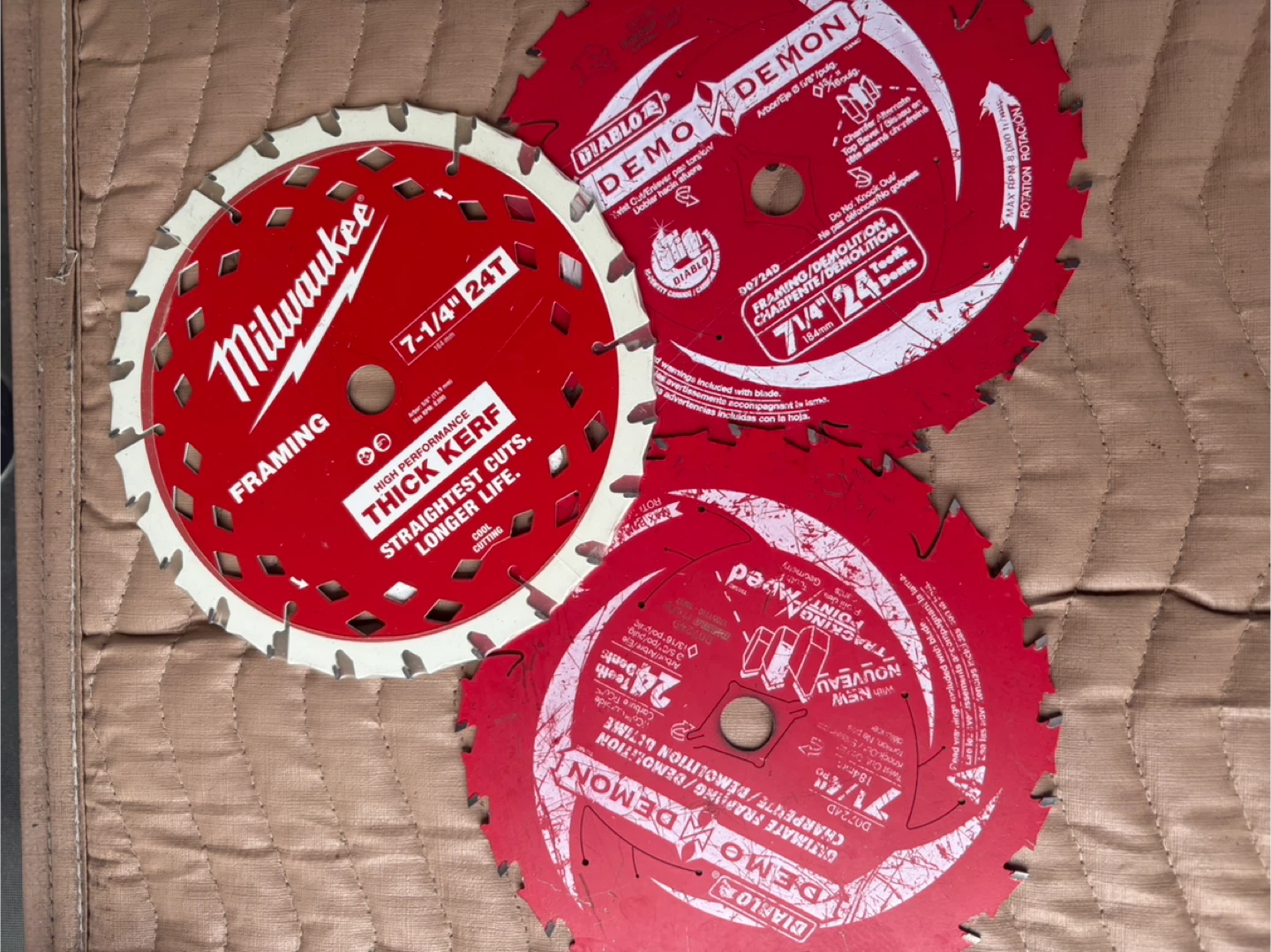 Milwaukee & Diablo 7-1/4" Saw Blades - photo 2