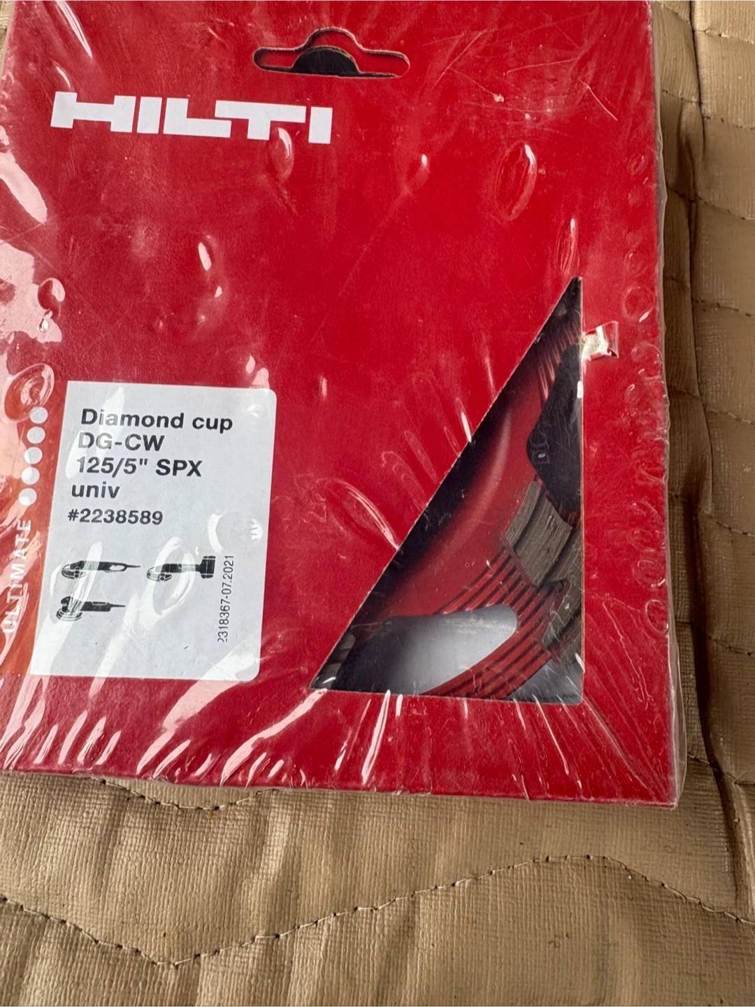 Hilti Diamond Cup DG-CW 125/5" SPX univ - photo 3