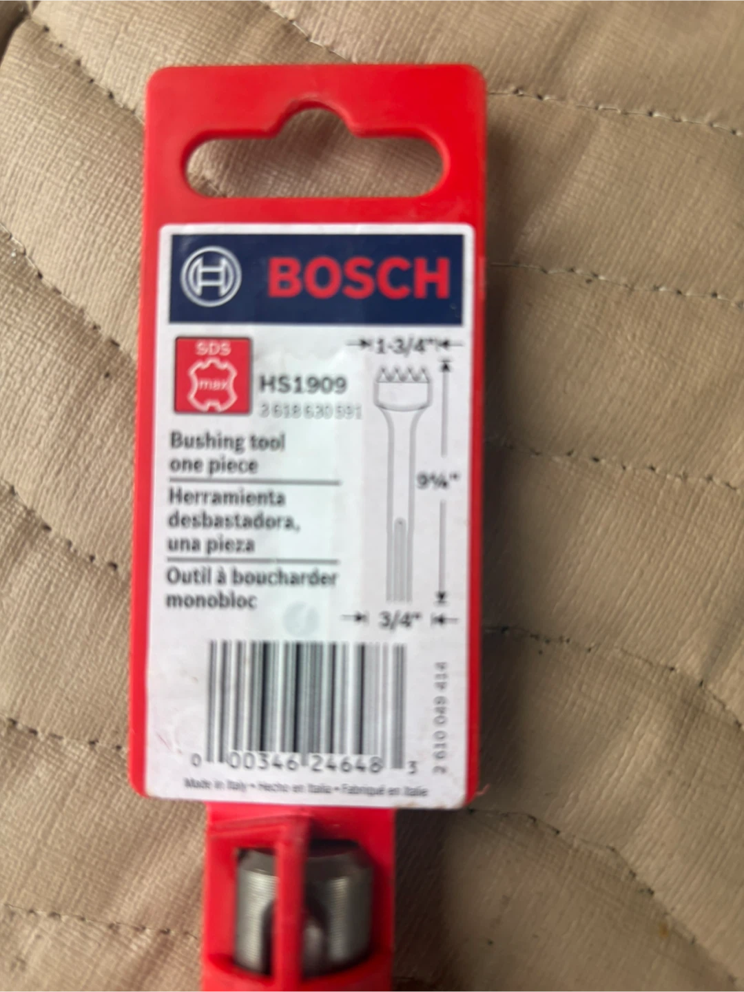 Bosch HS1909 SDS max Bushing Tool - photo 2