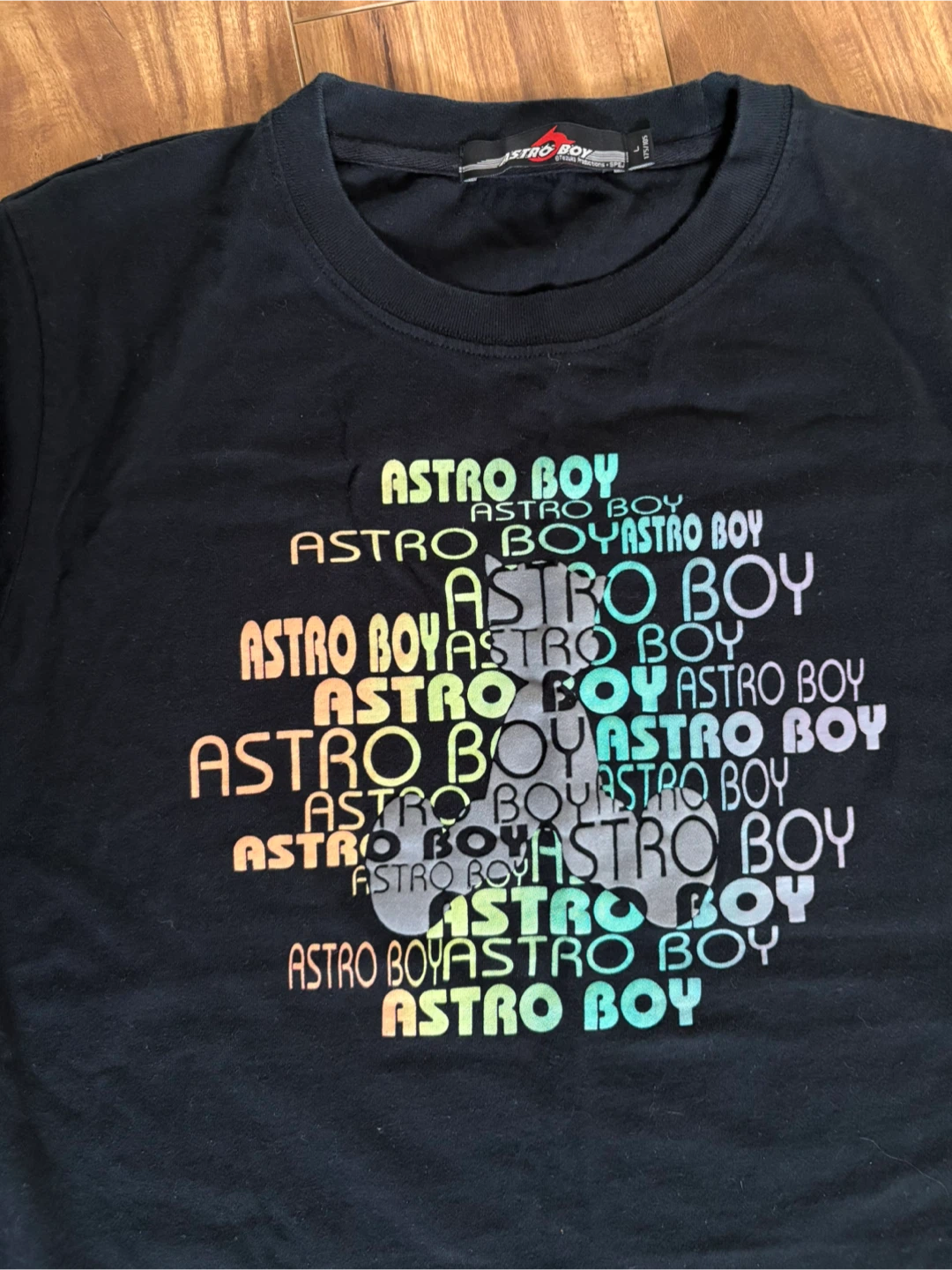 Astro Boy Black Graphic T-Shirt - Size L - photo 2