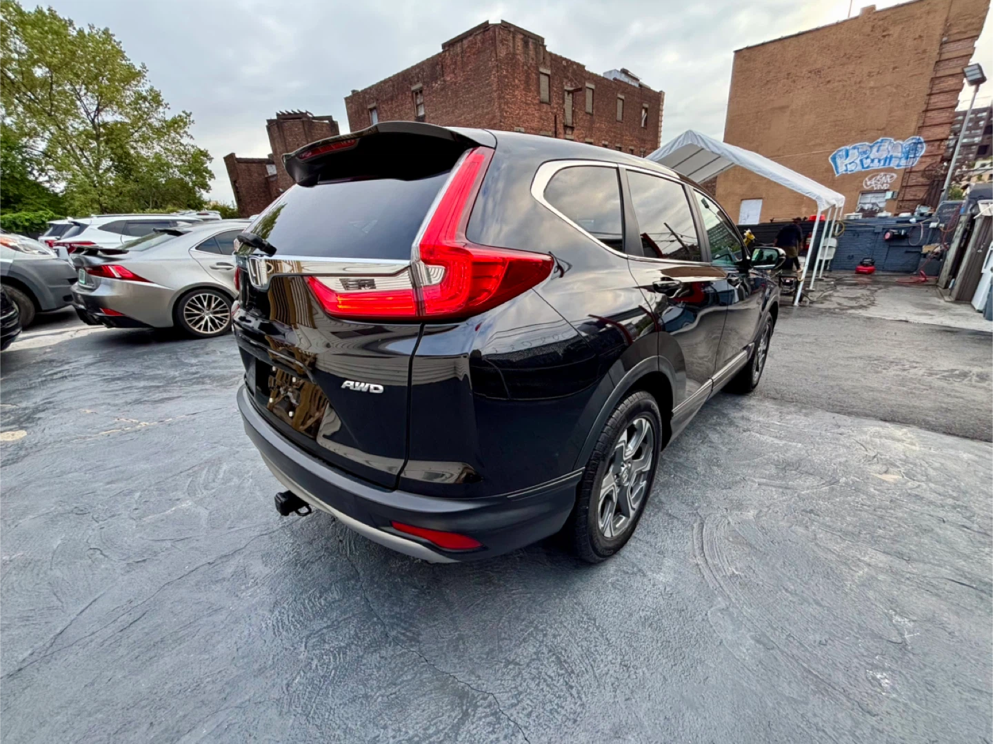 Black Honda CR-V 2019 EX-L 88,700 Miles - photo 3