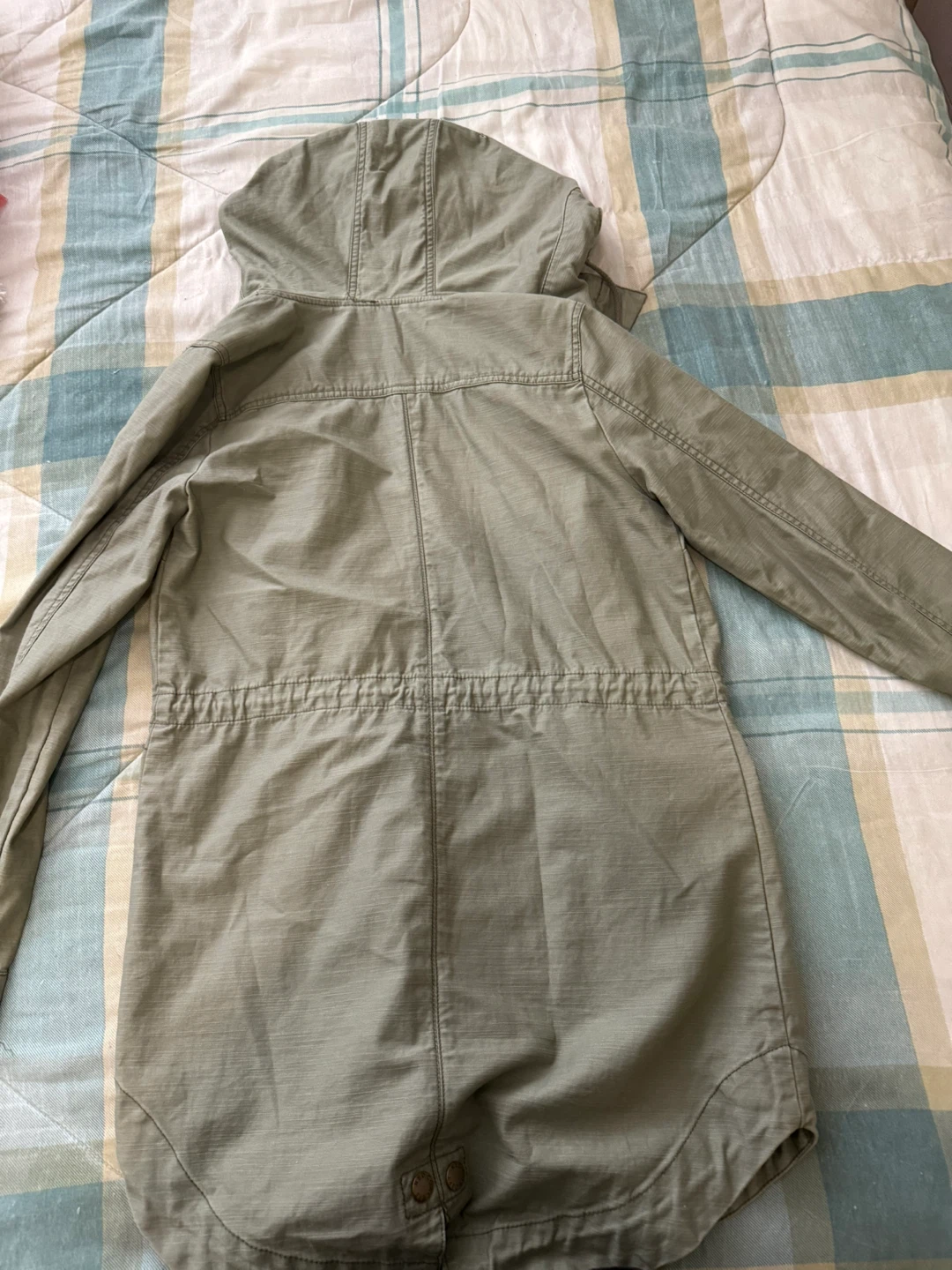 Olive Green Hooded Jacket - photo 2