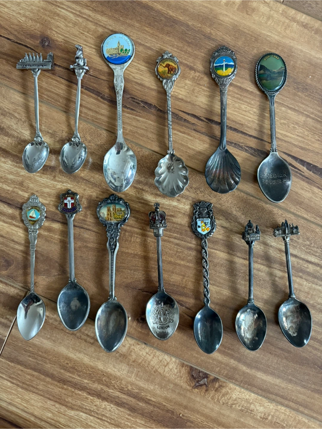 Vintage Souvenir Spoons - Various Locations