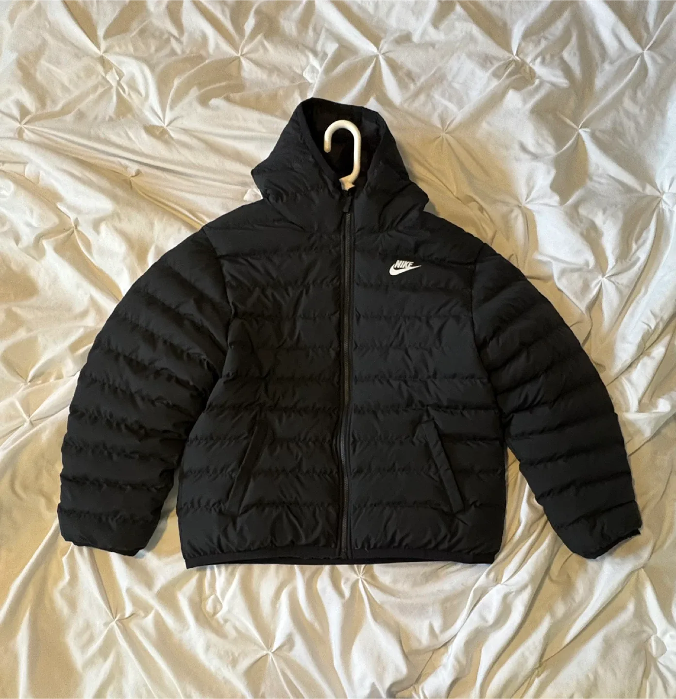 Nike Kids' Puffer Jacket, Black, XL image indicator(7)