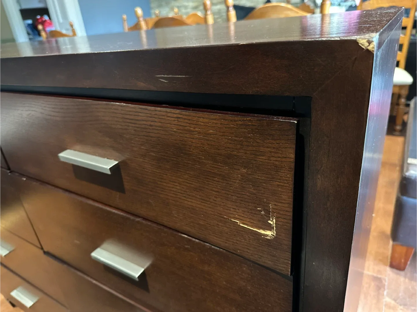 Dark Brown 8-Drawer Dresser image indicator(3)
