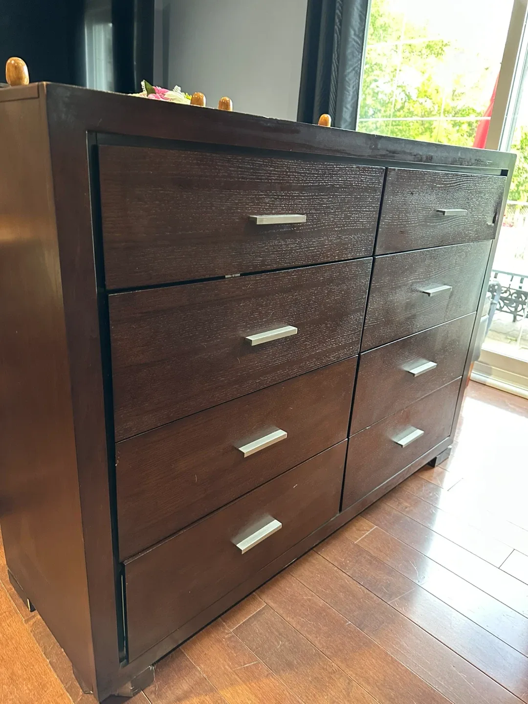 Dark Brown 8-Drawer Dresser image indicator(2)