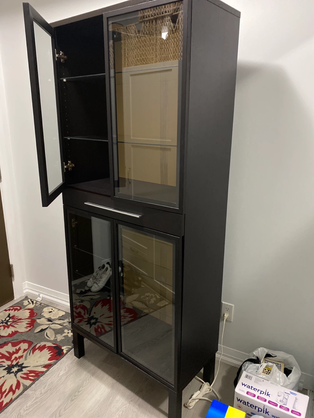 IKEA Billy/Oxberg Dark Brown Bookcase - photo 2