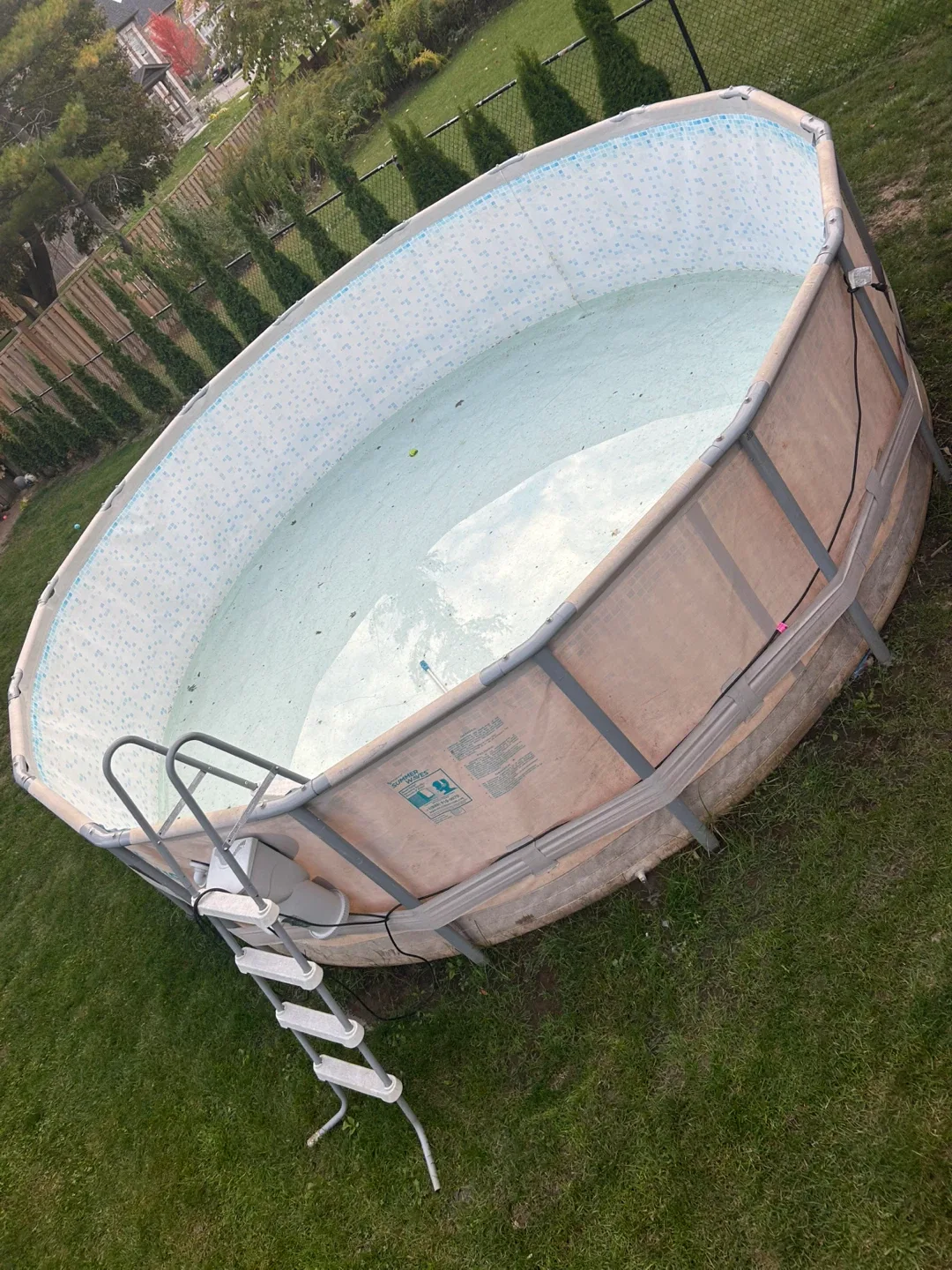 16 ft Summer Waves Above Ground Pool with Ladder thumbnail