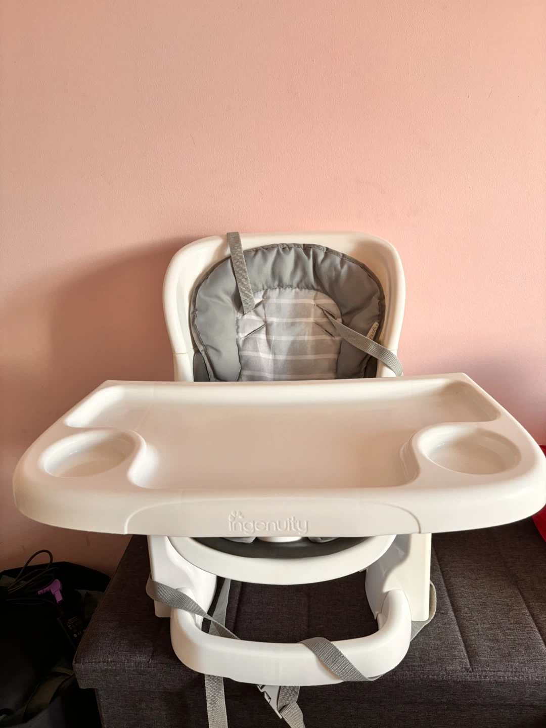 Ingenuity Baby Base 2-in-1 Seat - Grey