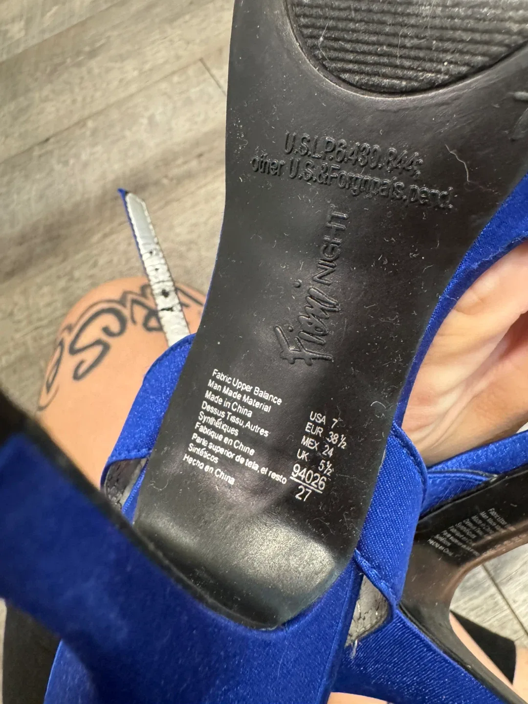 Fioni Night Blue Heels image indicator(4)