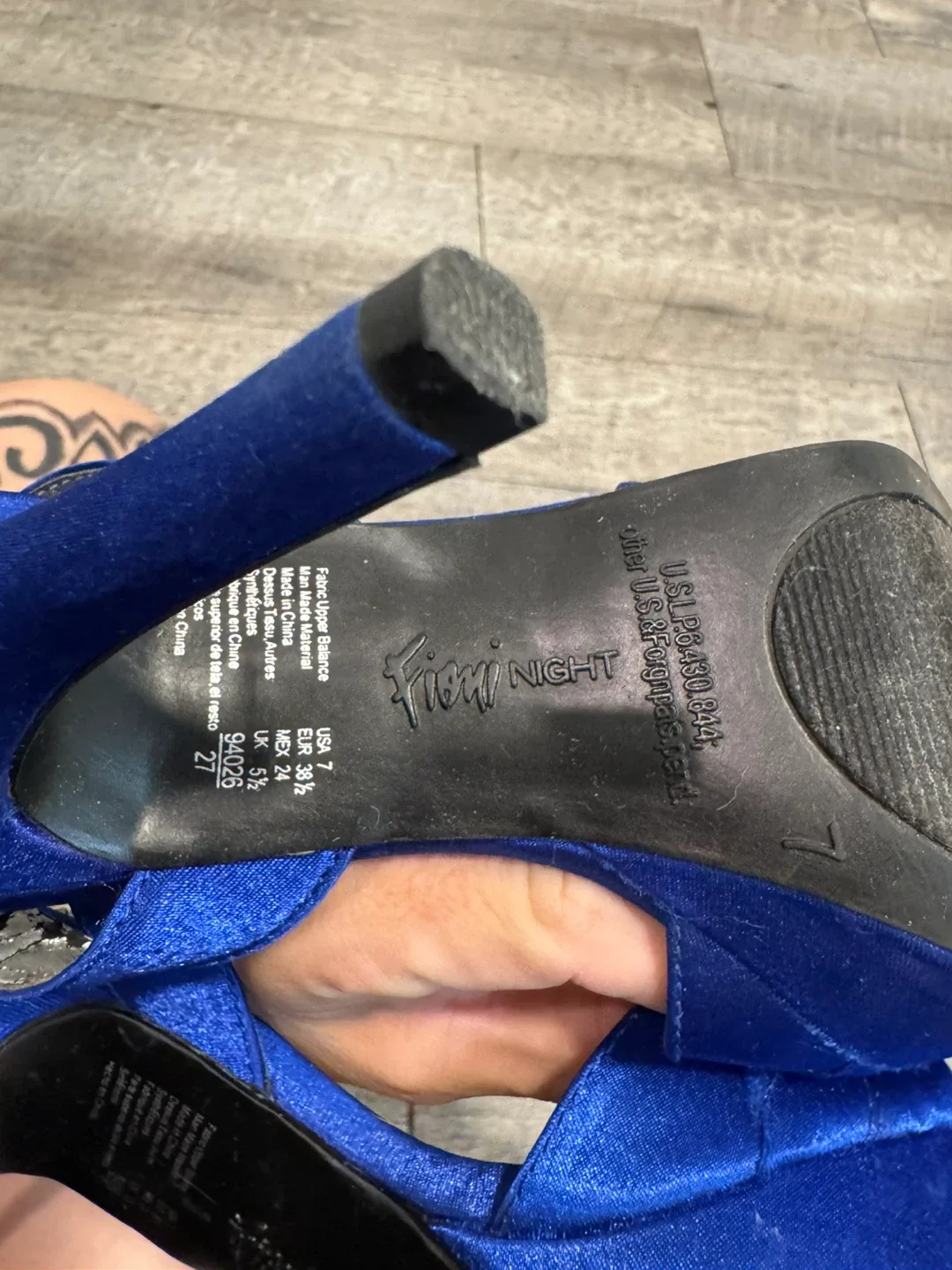 Fioni Night Blue Heels image indicator(3)