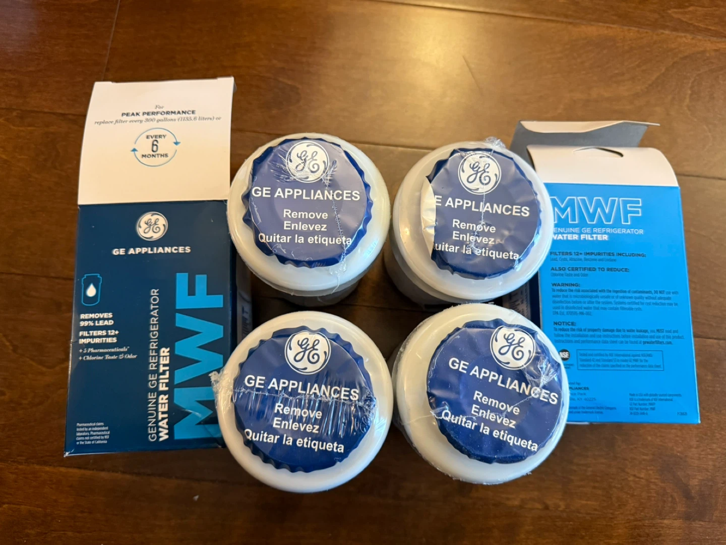 GE MWF Refrigerator Water Filter - 3 filters left - photo 4