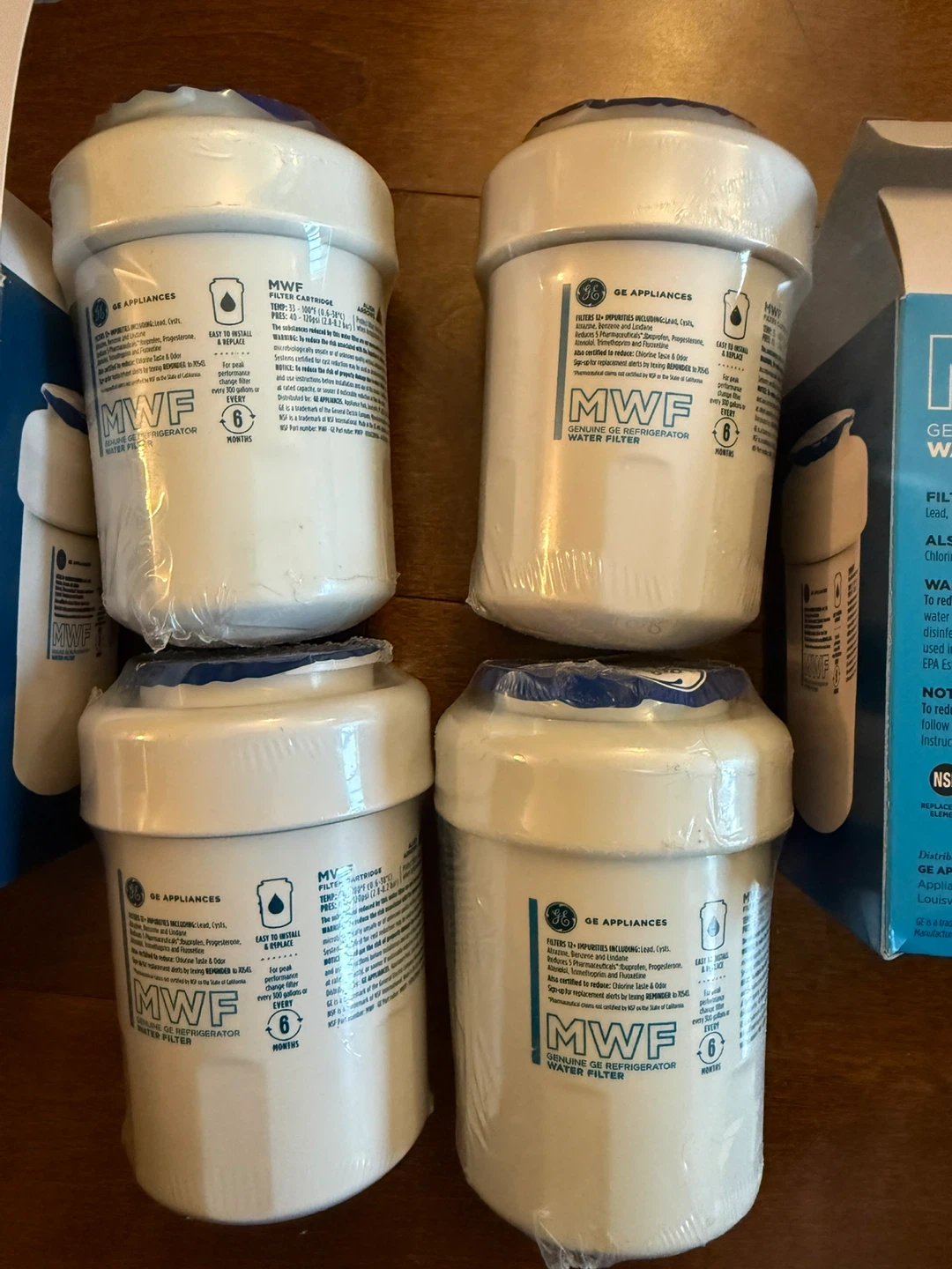 GE MWF Refrigerator Water Filter - 3 filters left - photo 5