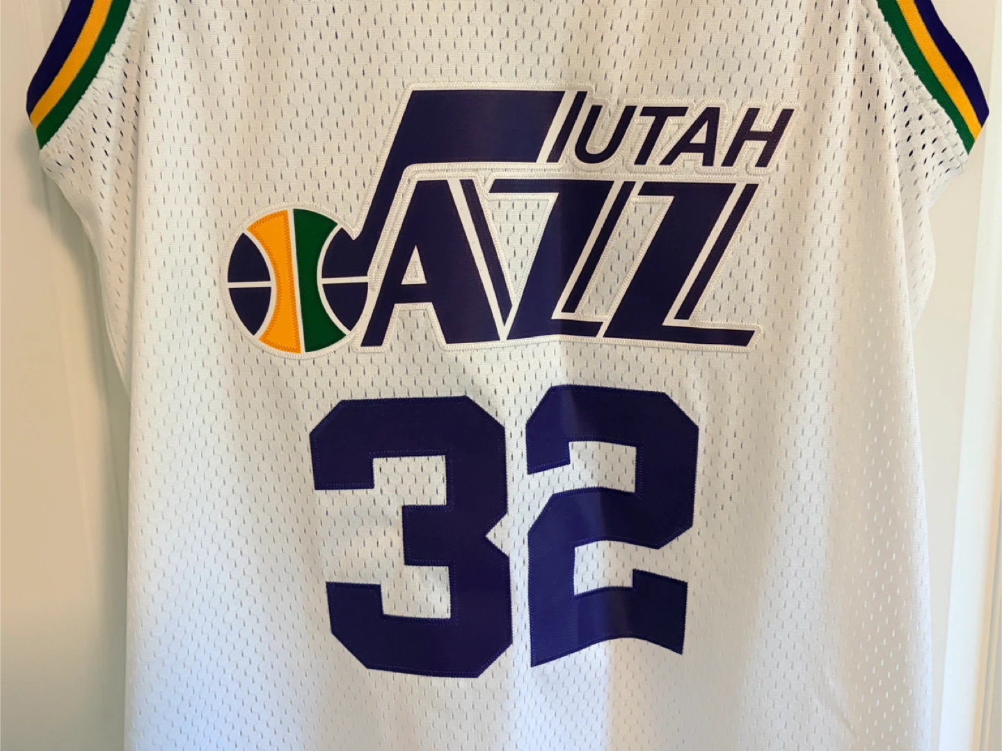 Adidas Hardwood Classic Utah Jazz Karl Malone Jersey Sm - photo 2