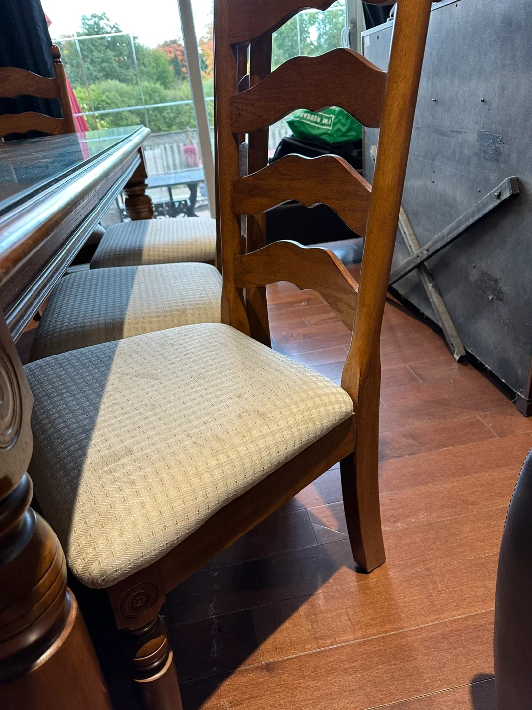 Wooden Dining Table with 8 Chairs image indicator(3)