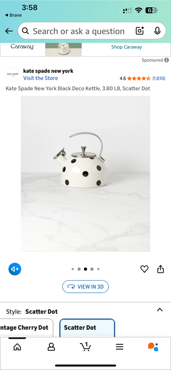 Kate Spade New York Scatter Dot Kettle - photo 2