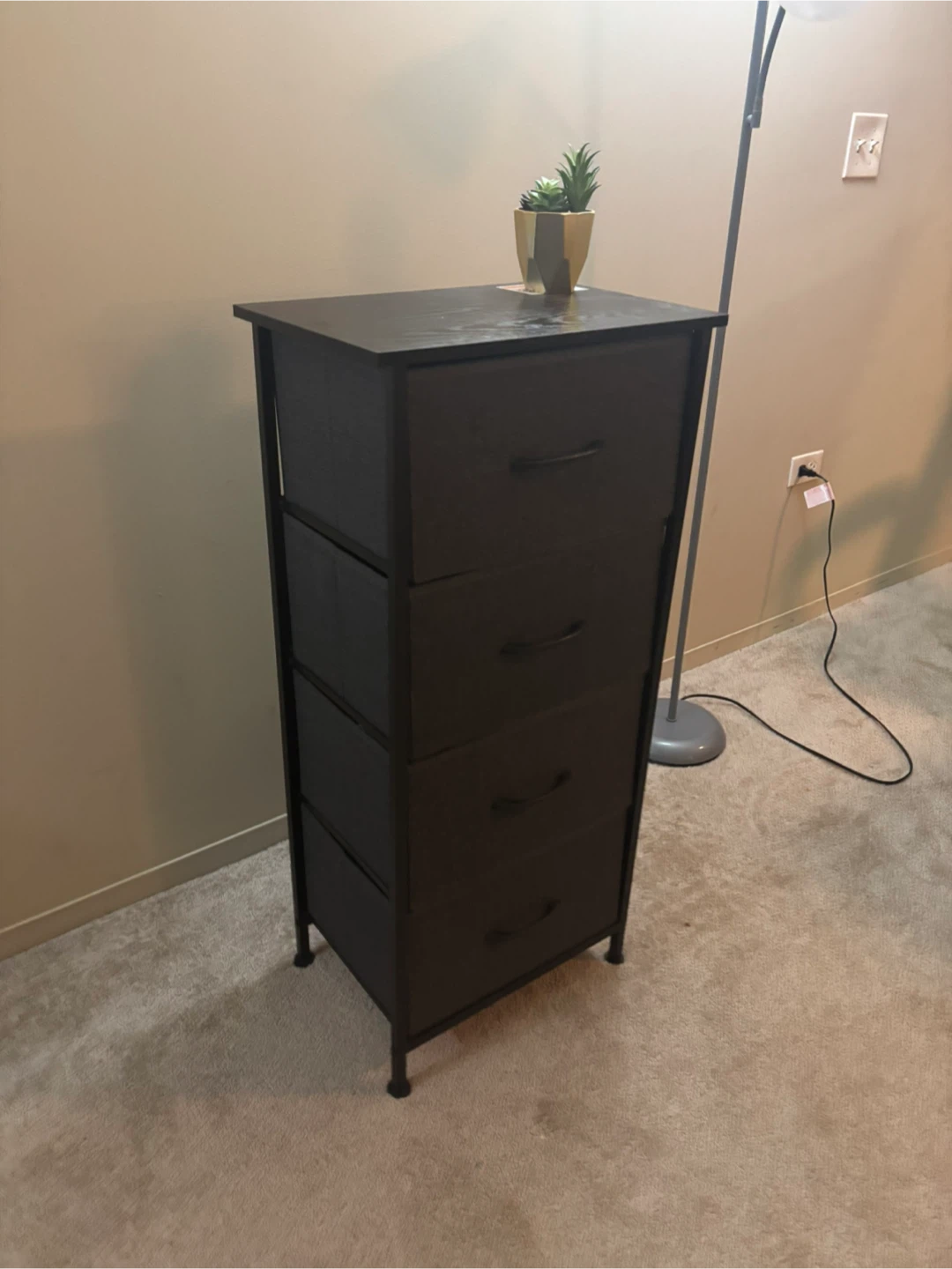 4-Drawer Fabric Storage Dresser (2 months old)